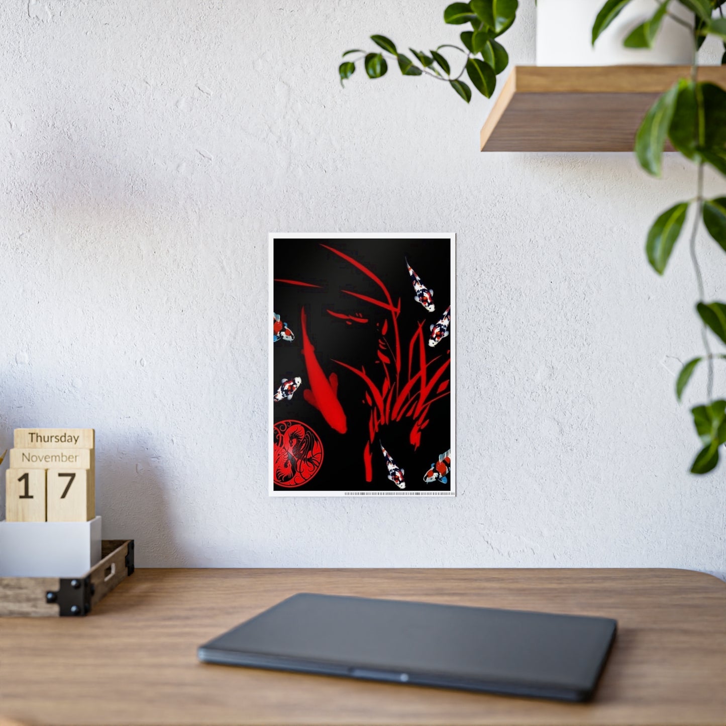 Gloss Posters - Koi Fish Glass Poster