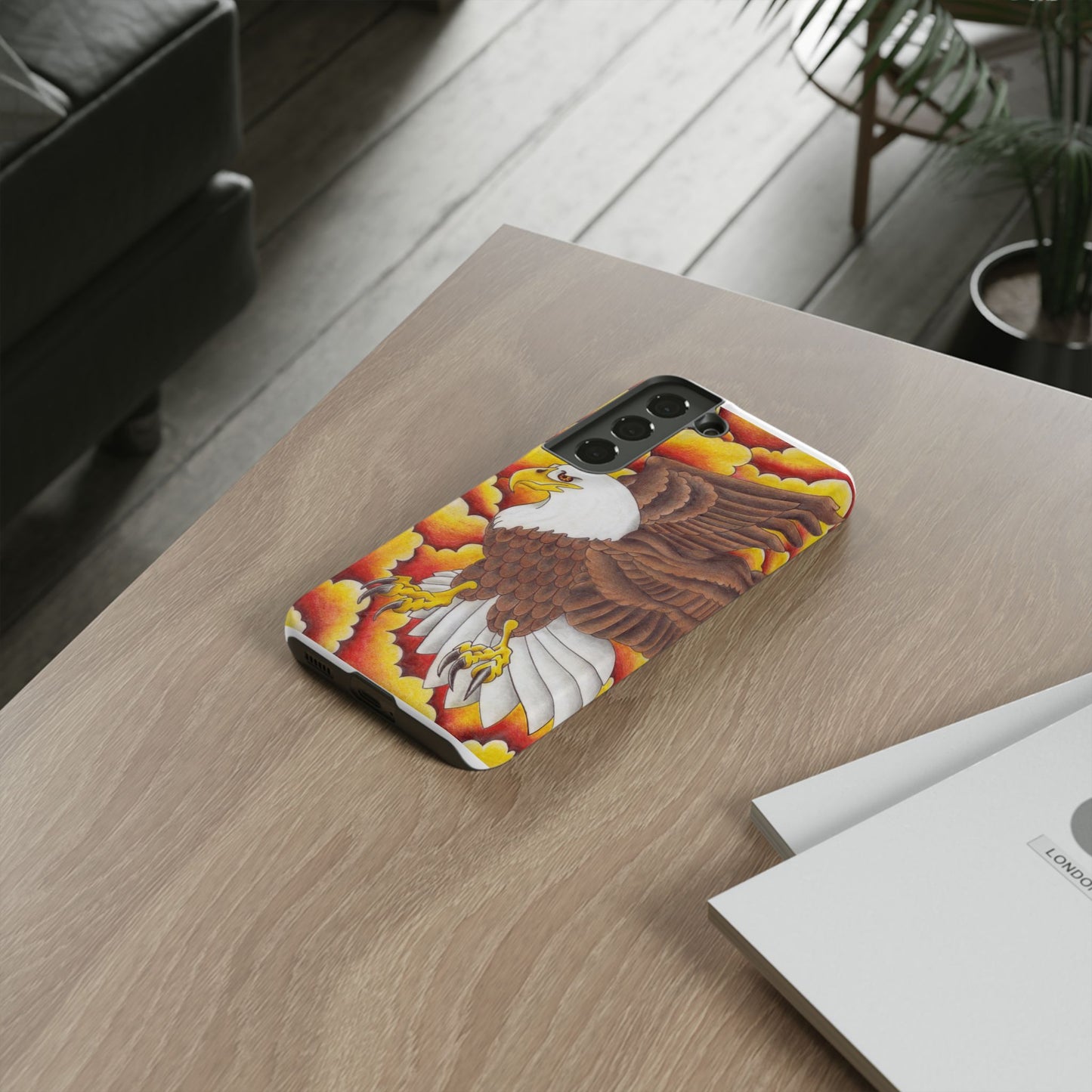 Eagle Phone Case, Tough Cases with Eagle Design, Gift for Wildlife Lovers, Unique Phone Accessories, Stylish Tough Cover