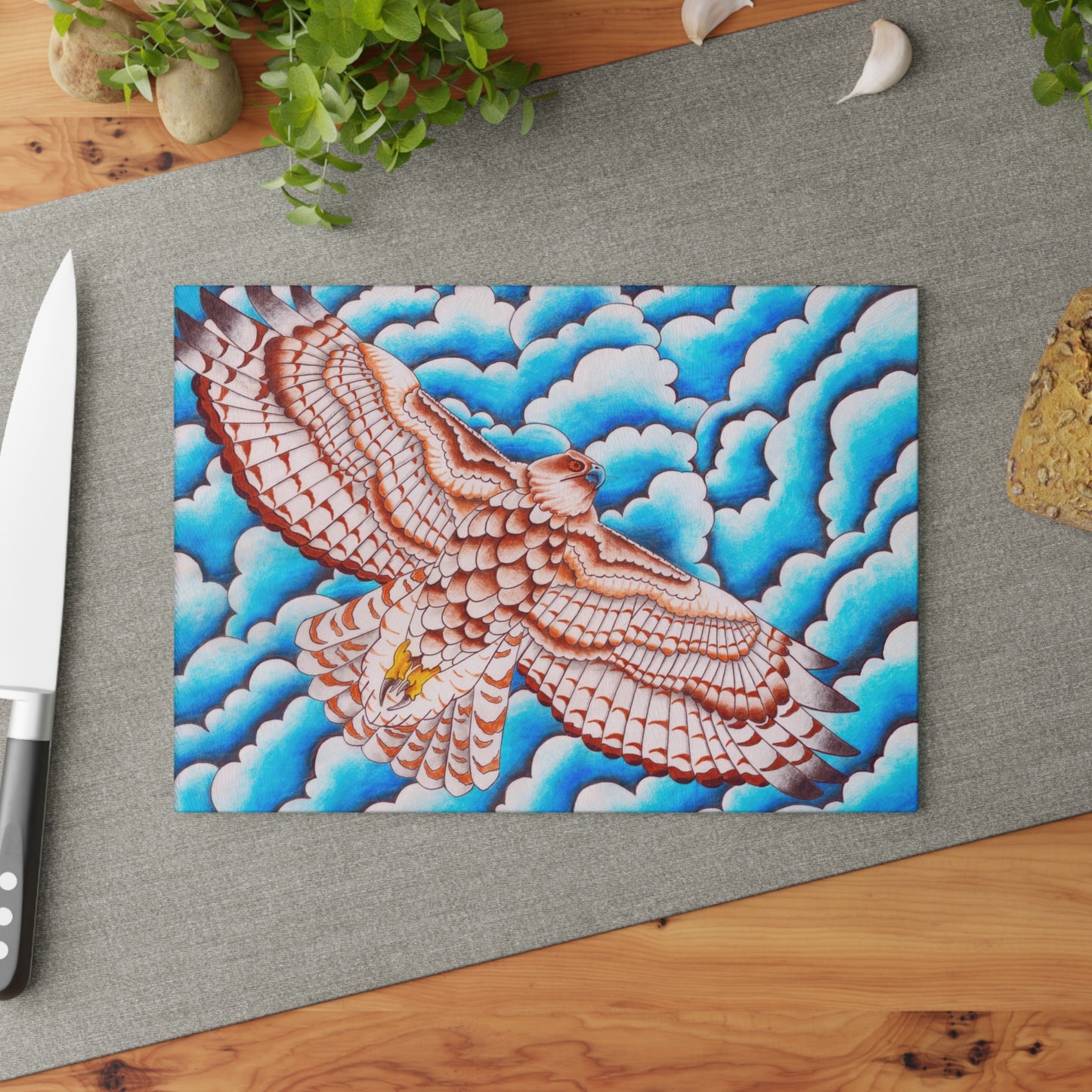 Cutting Board - Hawk Glass Cutting Board