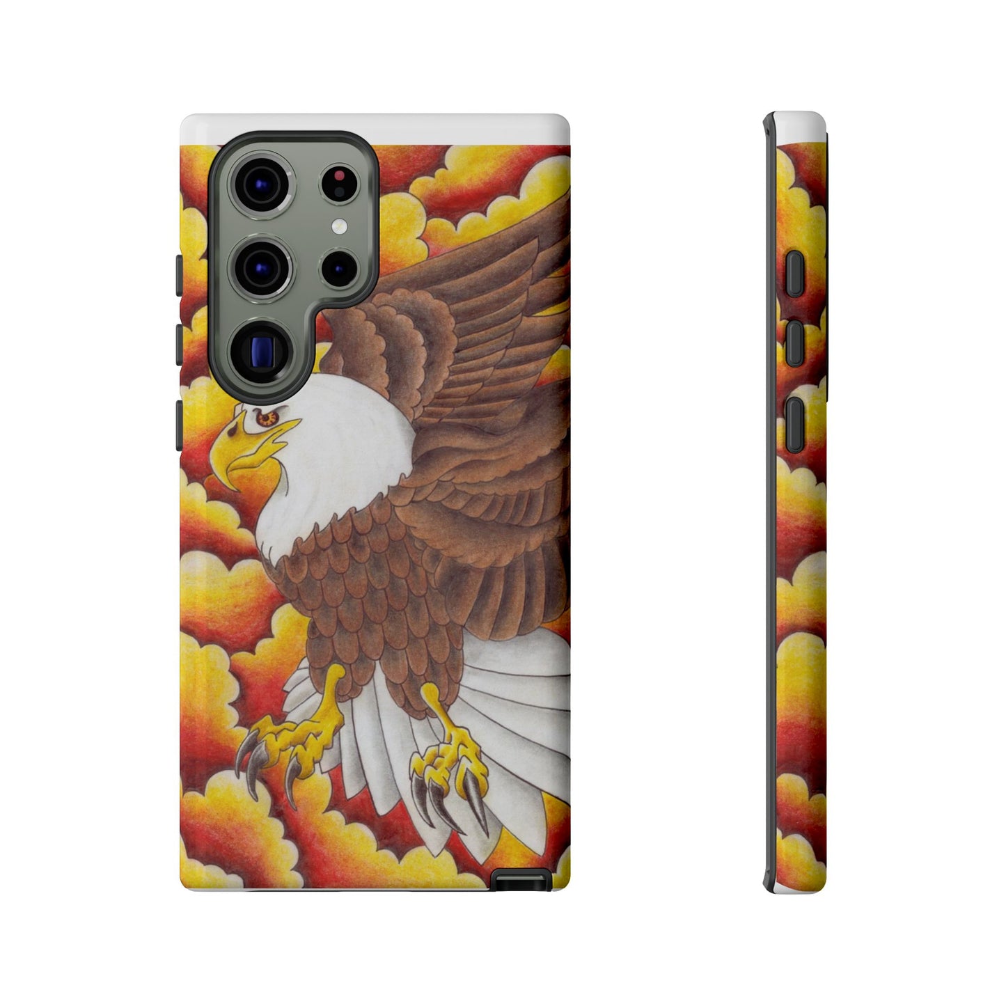Eagle Phone Case, Tough Cases with Eagle Design, Gift for Wildlife Lovers, Unique Phone Accessories, Stylish Tough Cover