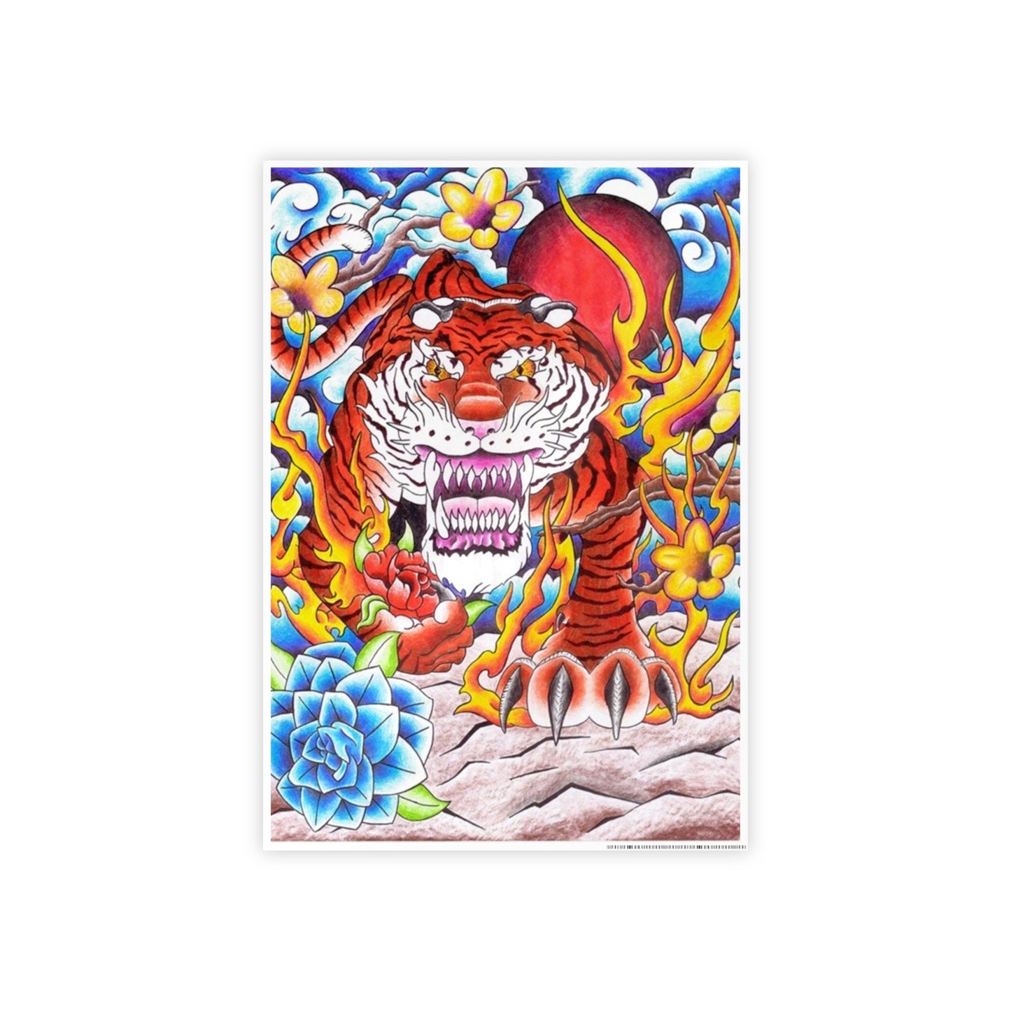 Tiger Gloss Poster