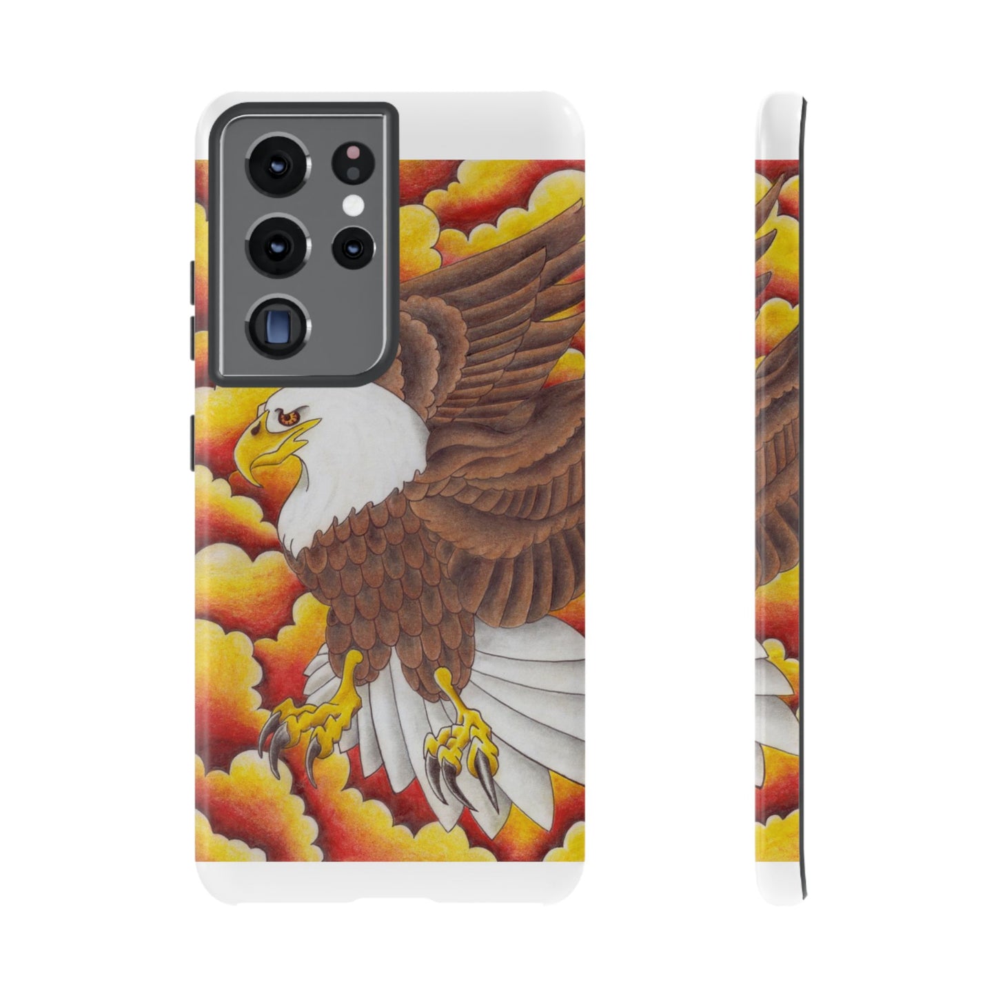 Eagle Phone Case, Tough Cases with Eagle Design, Gift for Wildlife Lovers, Unique Phone Accessories, Stylish Tough Cover