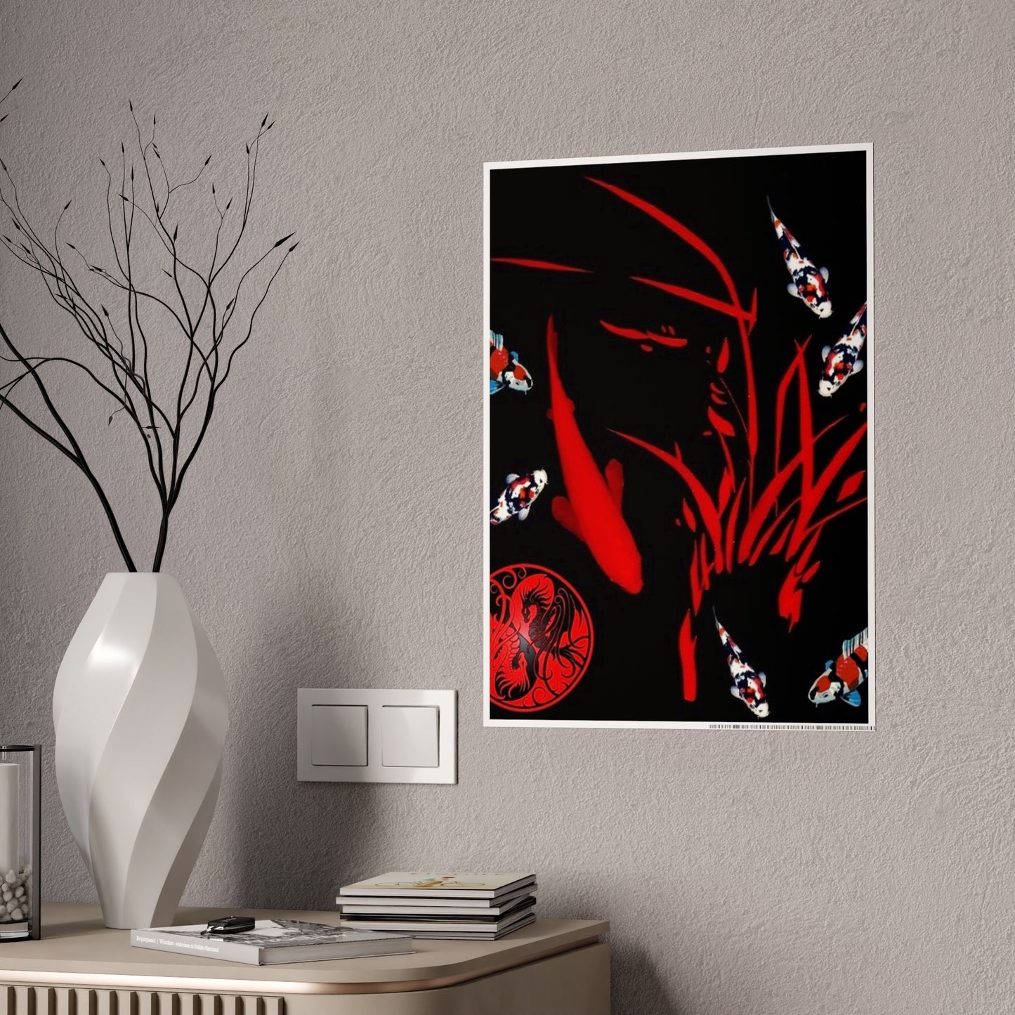 Gloss Posters - Koi Fish Glass Poster