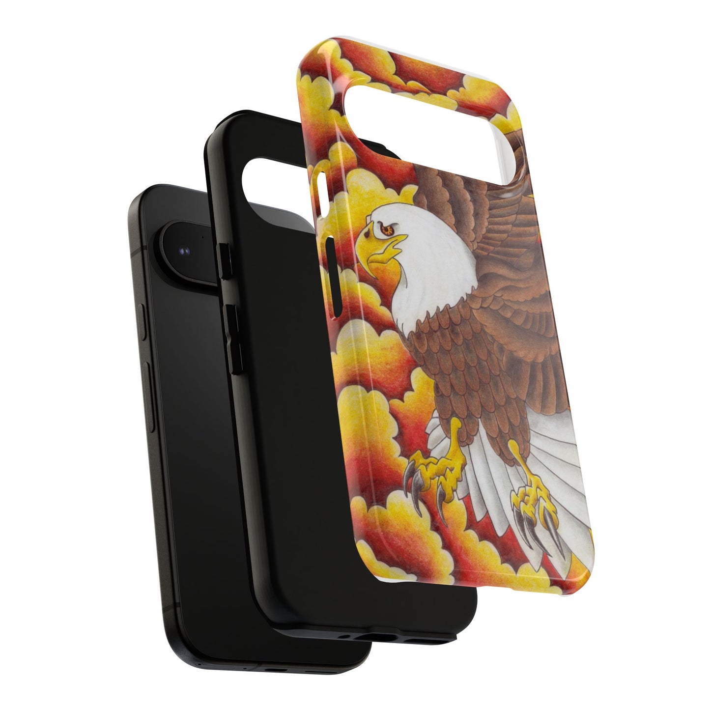 Eagle Phone Case, Tough Cases with Eagle Design, Gift for Wildlife Lovers, Unique Phone Accessories, Stylish Tough Cover