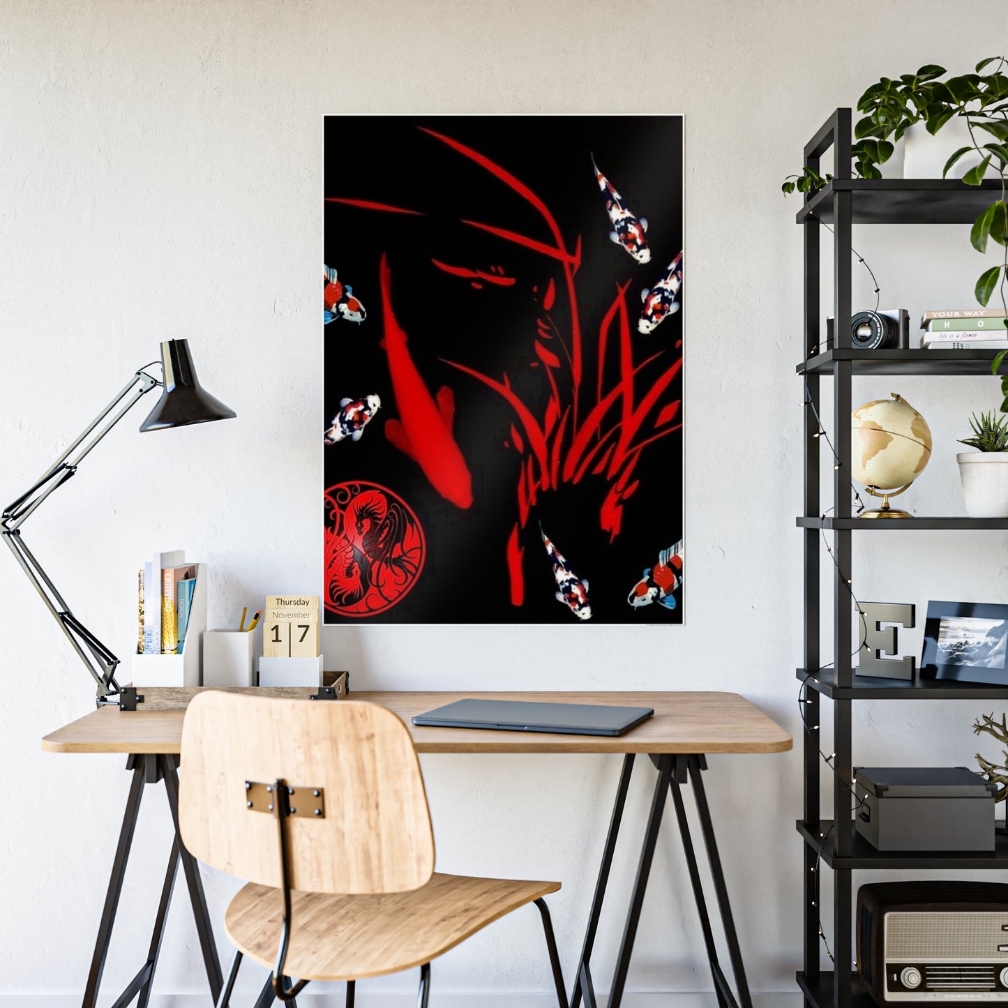 Gloss Posters - Koi Fish Glass Poster