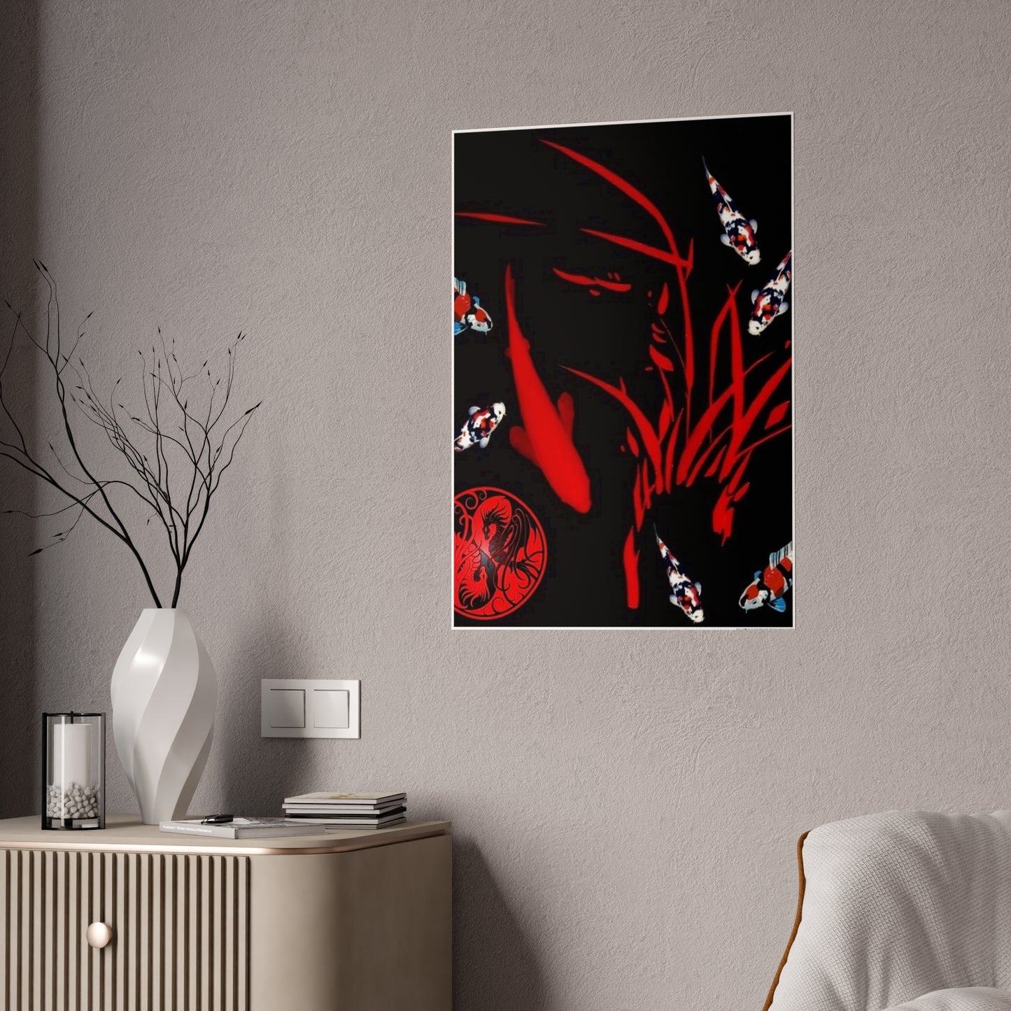 Gloss Posters - Koi Fish Glass Poster