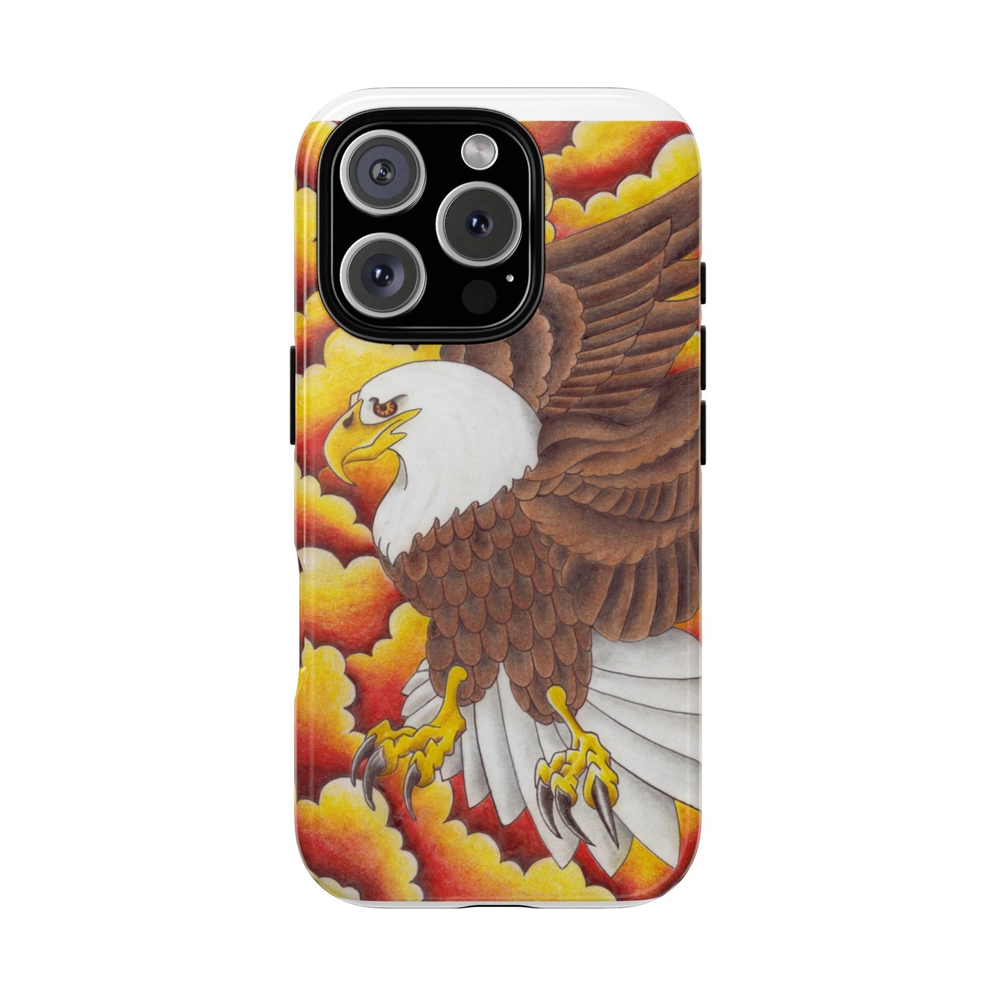 Eagle Phone Case, Tough Cases with Eagle Design, Gift for Wildlife Lovers, Unique Phone Accessories, Stylish Tough Cover