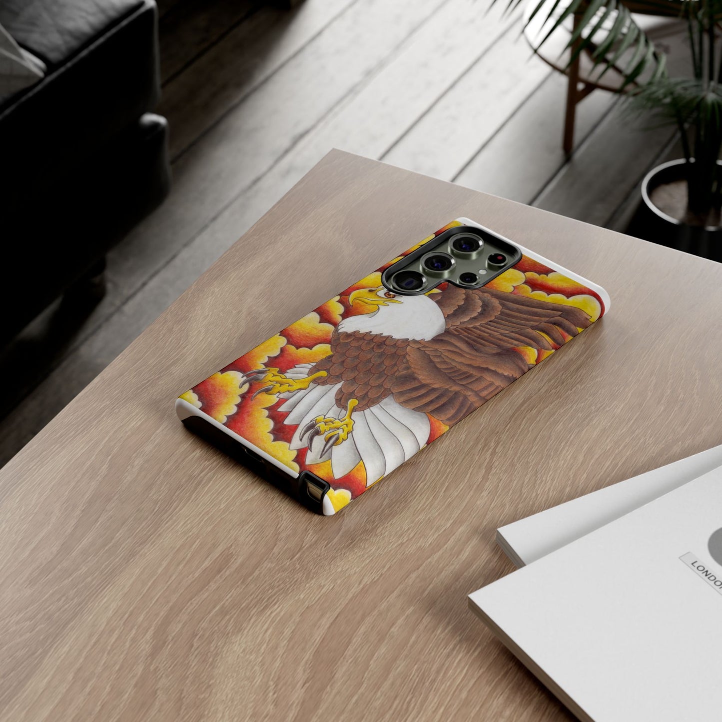 Eagle Phone Case, Tough Cases with Eagle Design, Gift for Wildlife Lovers, Unique Phone Accessories, Stylish Tough Cover