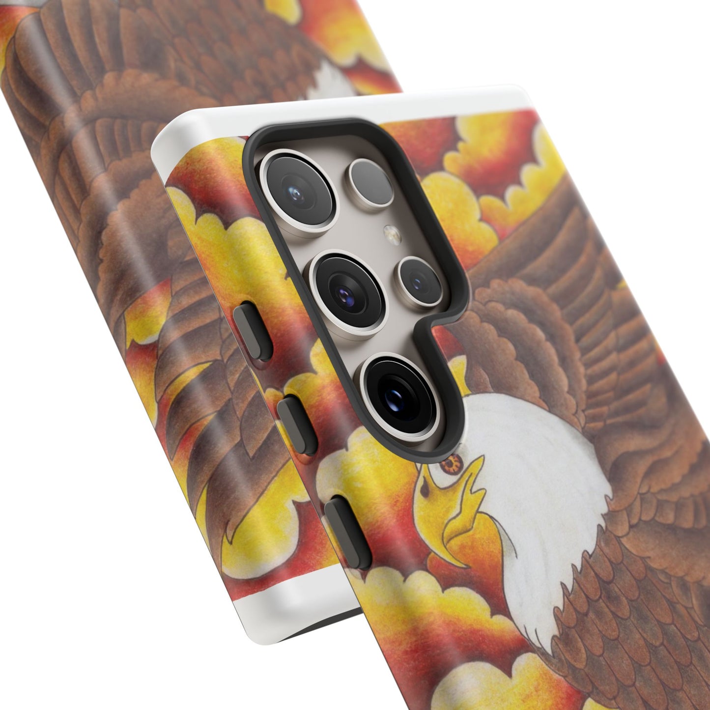 Eagle Phone Case, Tough Cases with Eagle Design, Gift for Wildlife Lovers, Unique Phone Accessories, Stylish Tough Cover
