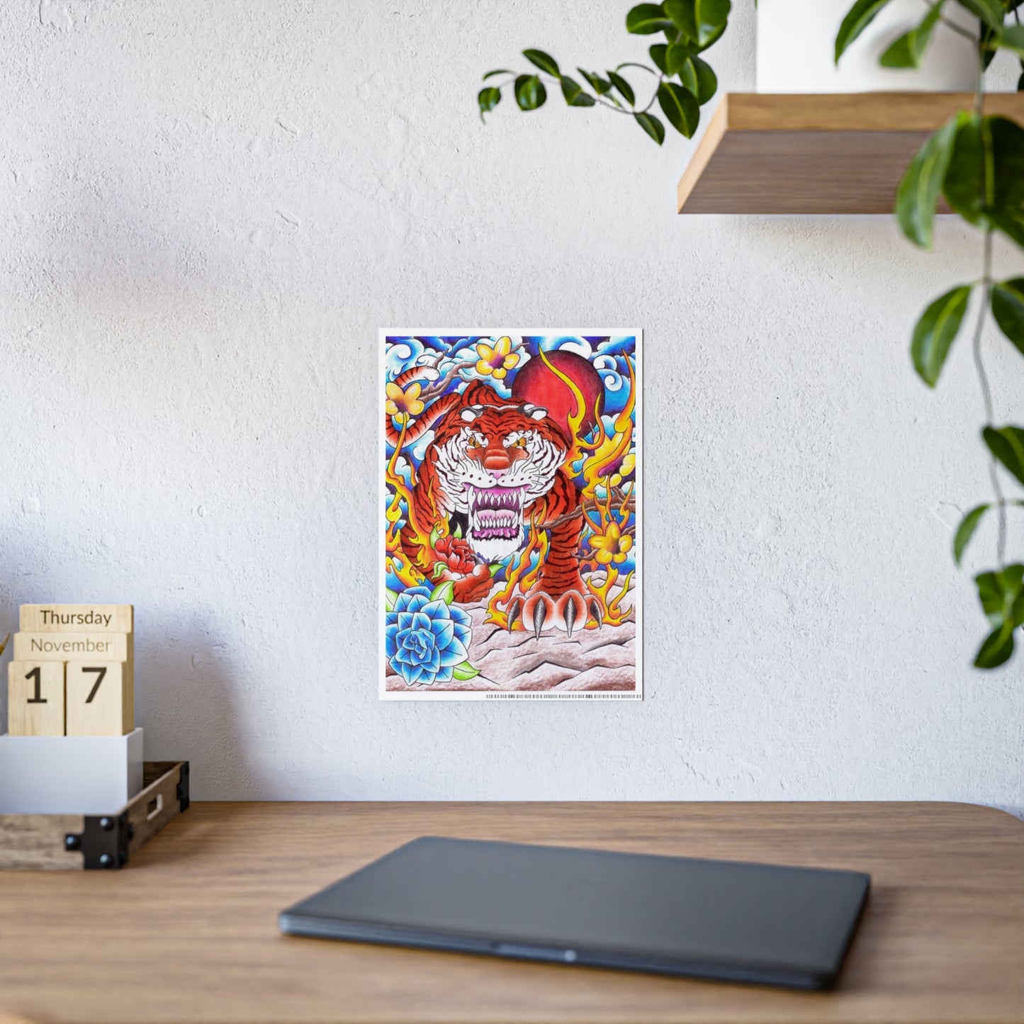 Tiger Gloss Poster