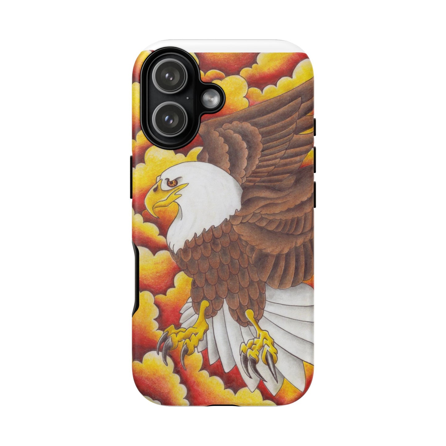 Eagle Phone Case, Tough Cases with Eagle Design, Gift for Wildlife Lovers, Unique Phone Accessories, Stylish Tough Cover