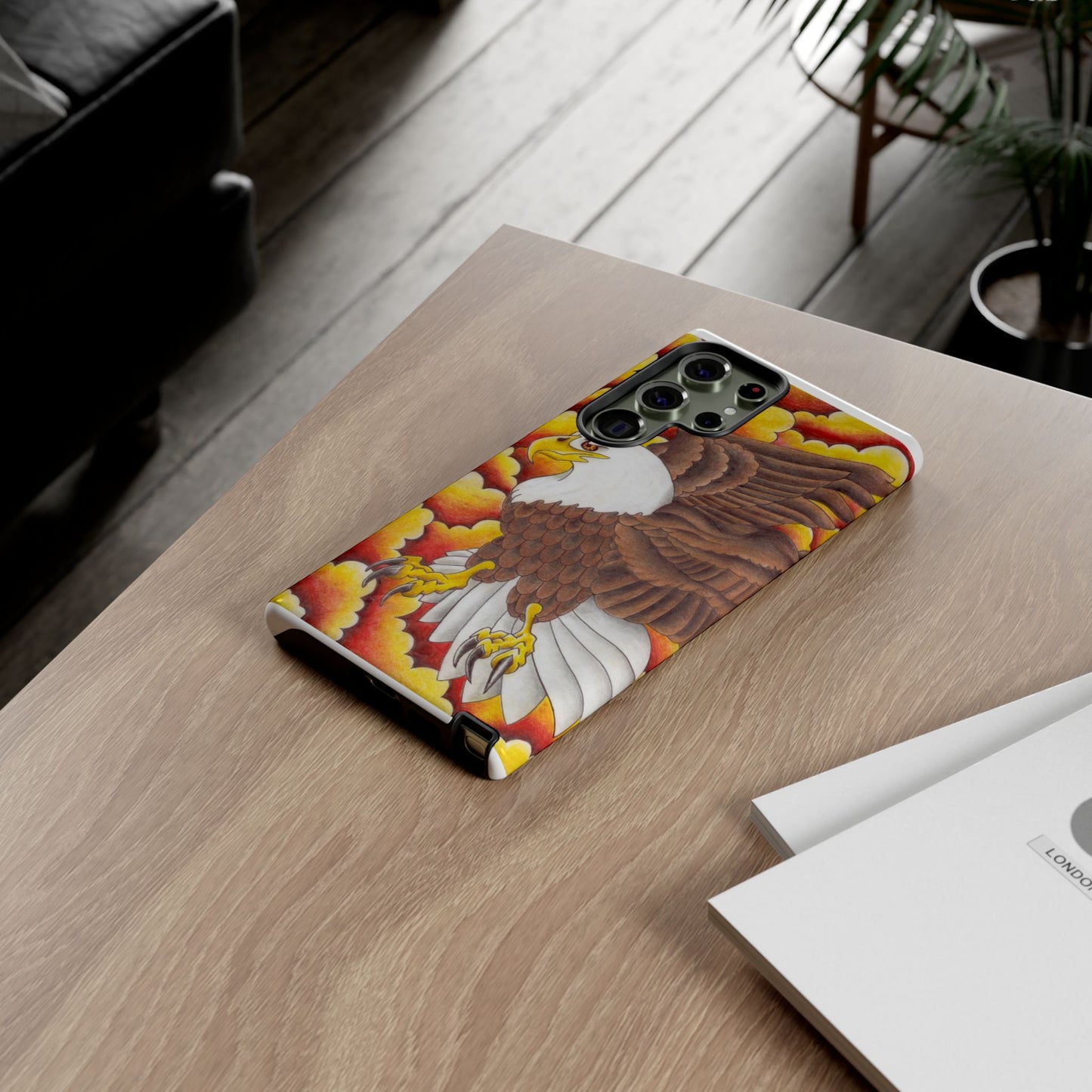 Eagle Phone Case, Tough Cases with Eagle Design, Gift for Wildlife Lovers, Unique Phone Accessories, Stylish Tough Cover