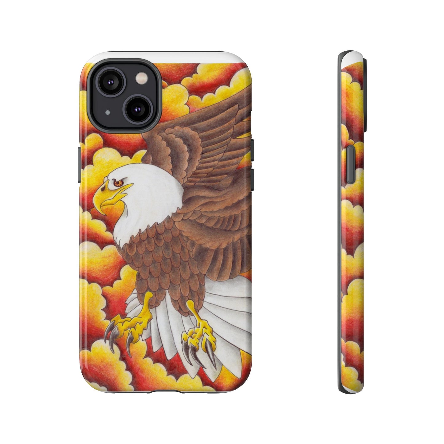 Eagle Phone Case, Tough Cases with Eagle Design, Gift for Wildlife Lovers, Unique Phone Accessories, Stylish Tough Cover