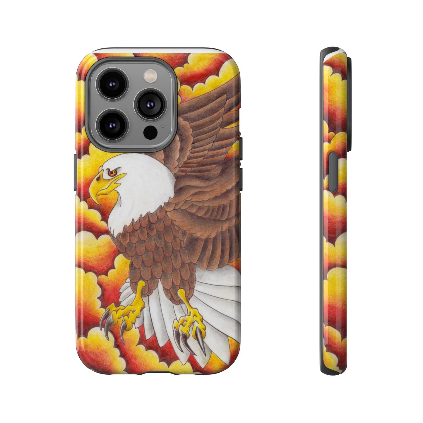 Eagle Phone Case, Tough Cases with Eagle Design, Gift for Wildlife Lovers, Unique Phone Accessories, Stylish Tough Cover