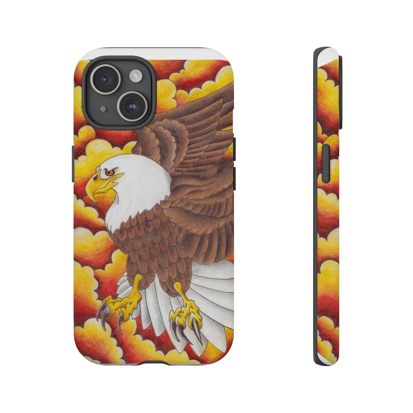 Eagle Phone Case, Tough Cases with Eagle Design, Gift for Wildlife Lovers, Unique Phone Accessories, Stylish Tough Cover
