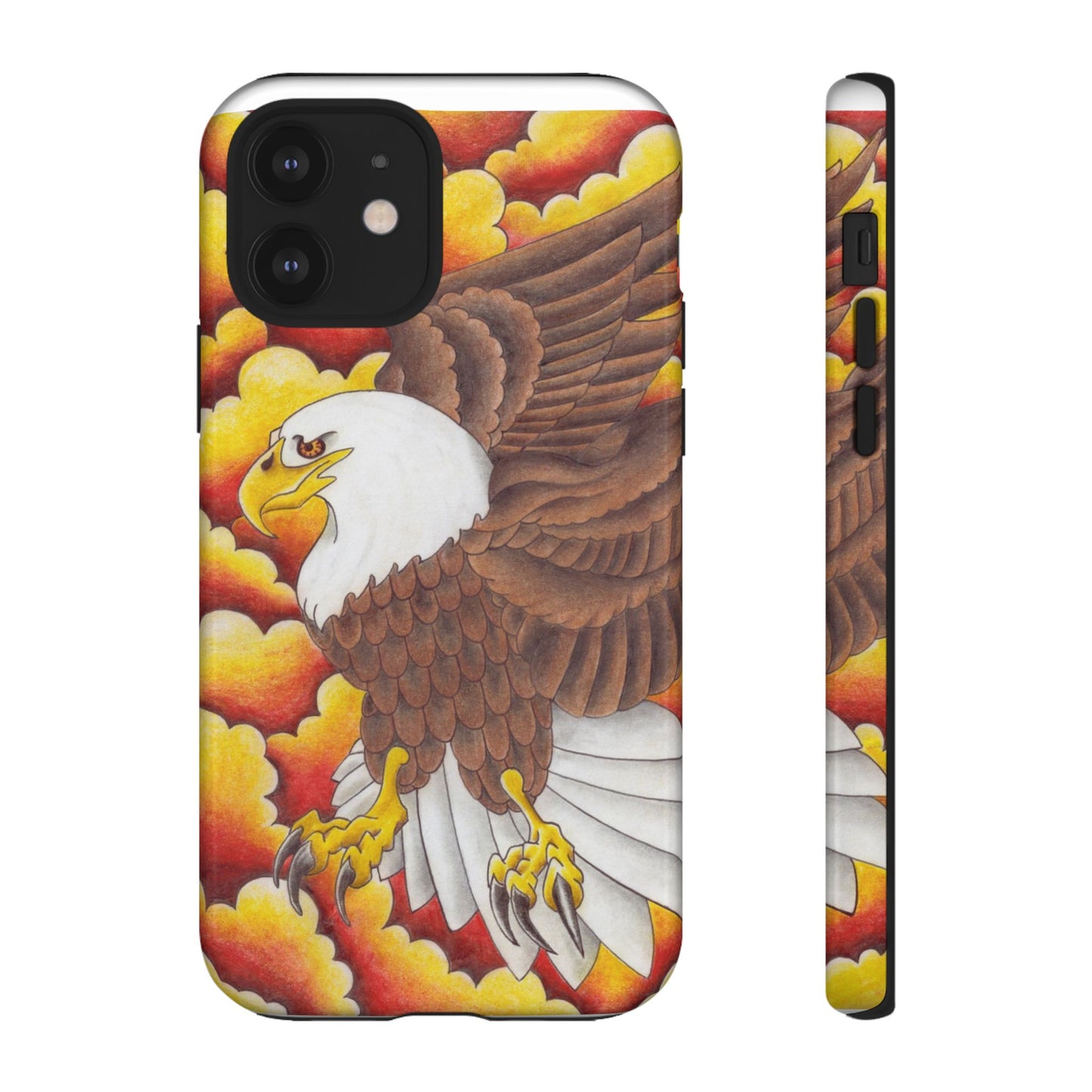 Eagle Phone Case, Tough Cases with Eagle Design, Gift for Wildlife Lovers, Unique Phone Accessories, Stylish Tough Cover