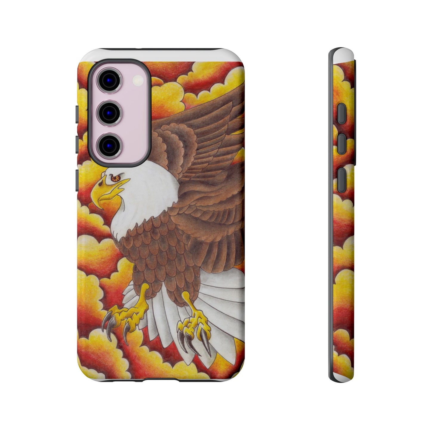 Eagle Phone Case, Tough Cases with Eagle Design, Gift for Wildlife Lovers, Unique Phone Accessories, Stylish Tough Cover