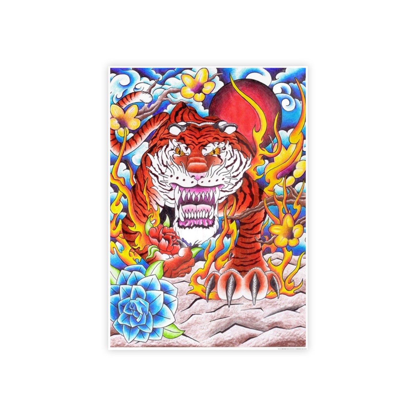 Tiger Gloss Poster