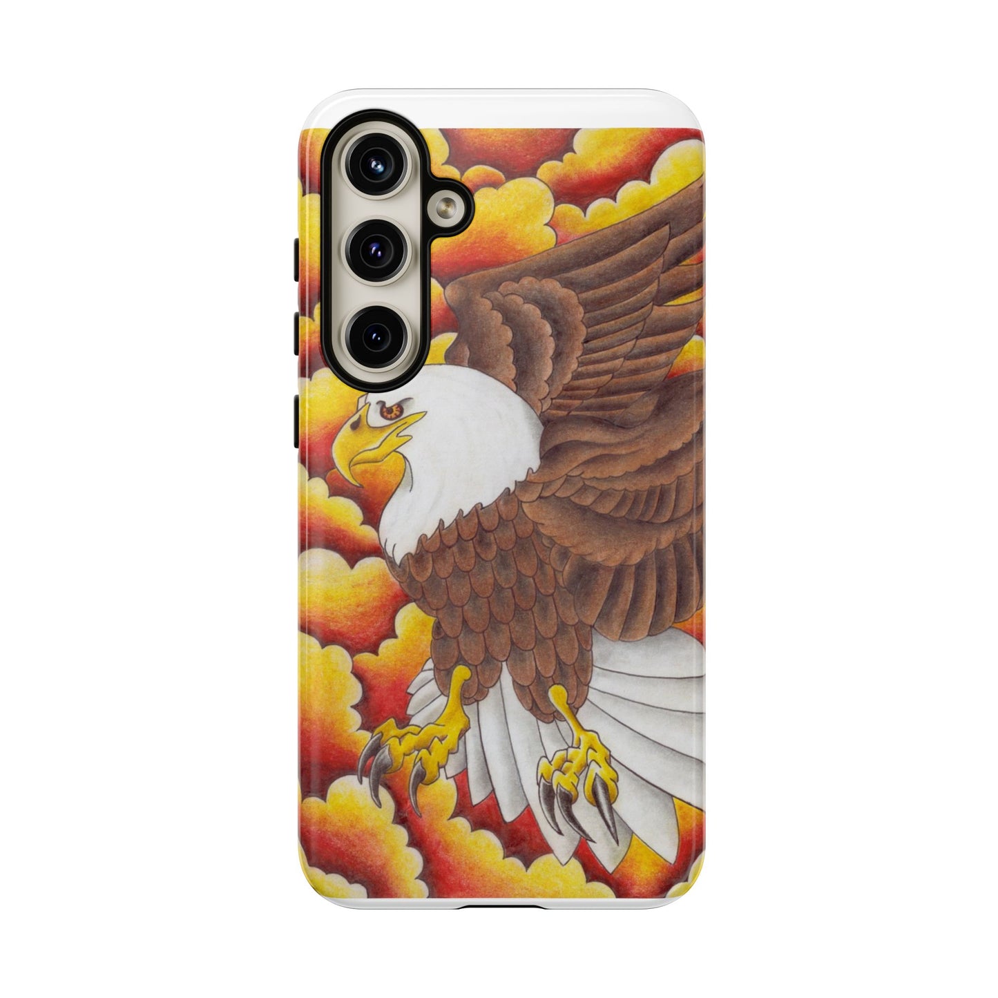 Eagle Phone Case, Tough Cases with Eagle Design, Gift for Wildlife Lovers, Unique Phone Accessories, Stylish Tough Cover