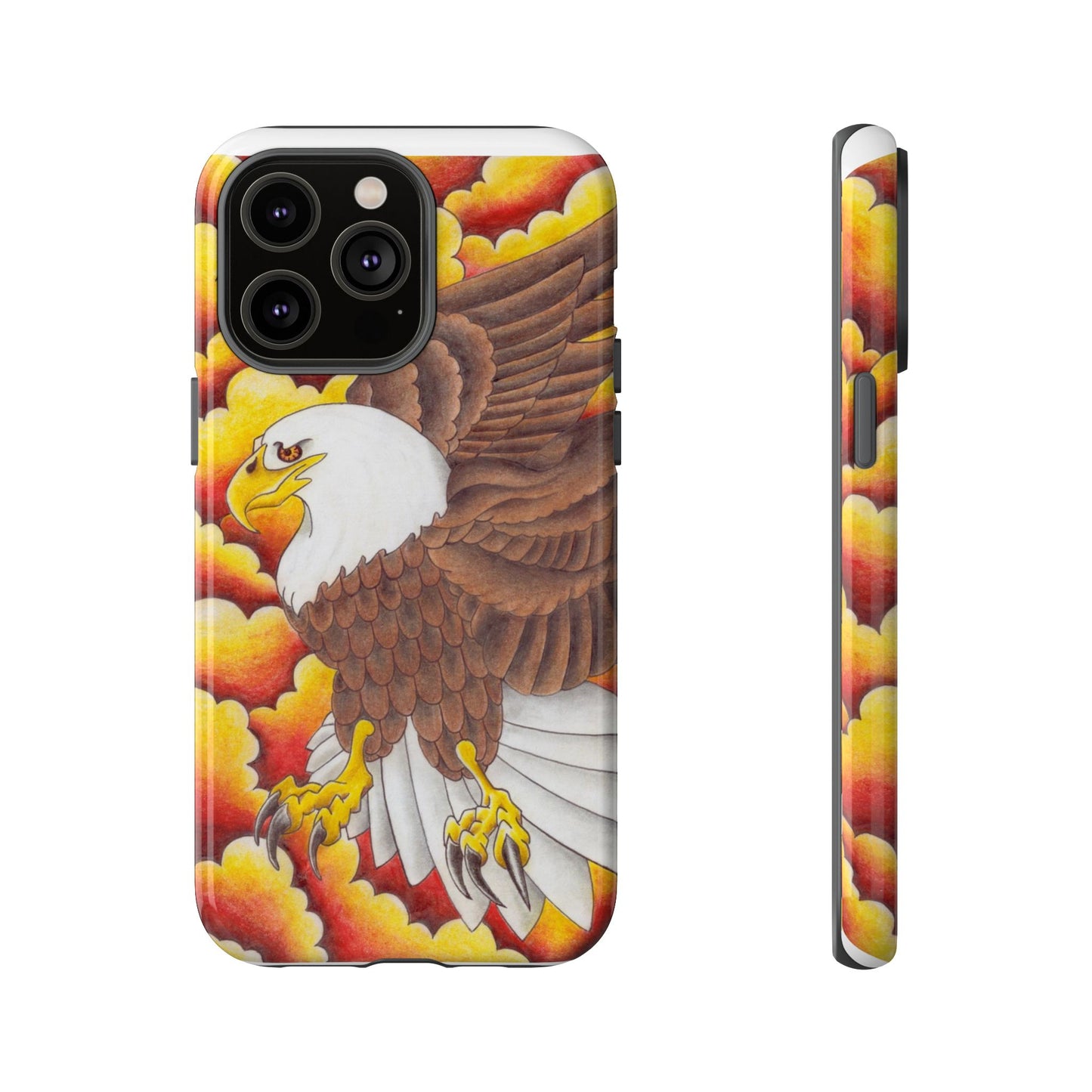 Eagle Phone Case, Tough Cases with Eagle Design, Gift for Wildlife Lovers, Unique Phone Accessories, Stylish Tough Cover