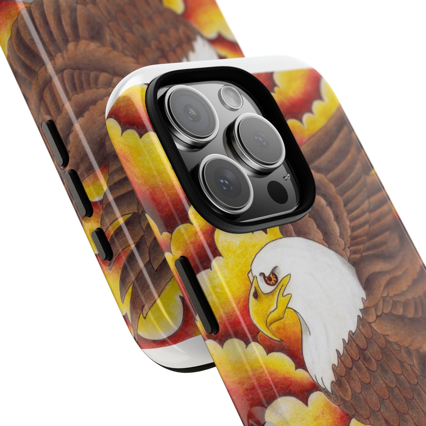 Eagle Phone Case, Tough Cases with Eagle Design, Gift for Wildlife Lovers, Unique Phone Accessories, Stylish Tough Cover