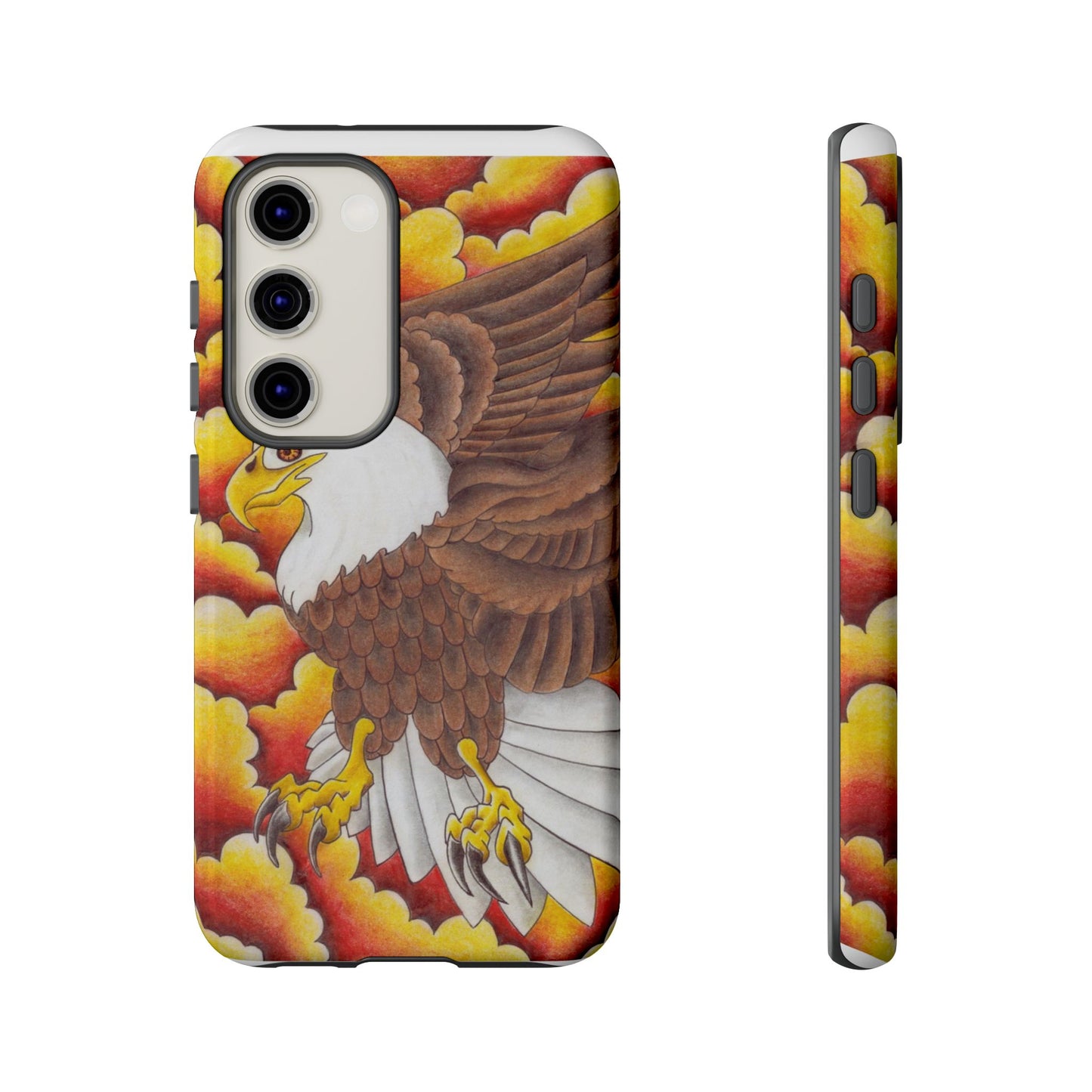 Eagle Phone Case, Tough Cases with Eagle Design, Gift for Wildlife Lovers, Unique Phone Accessories, Stylish Tough Cover
