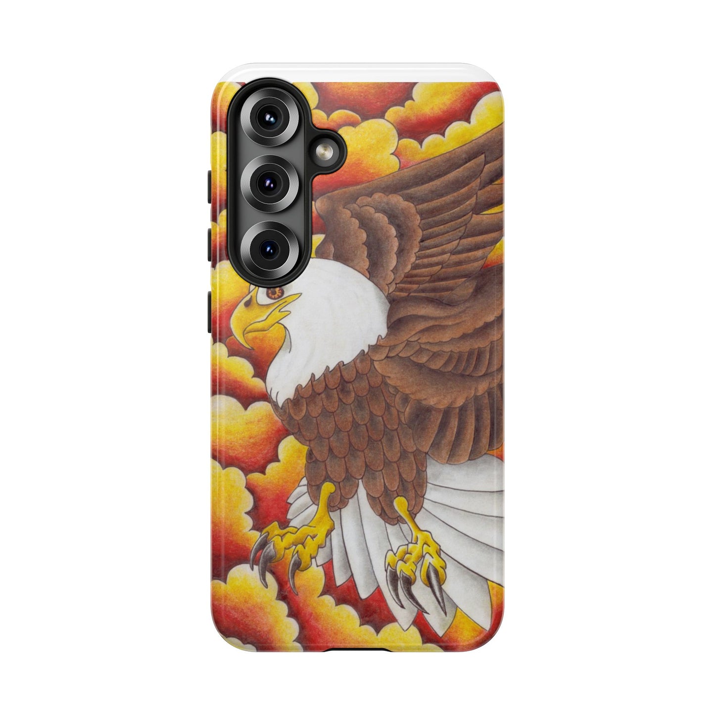 Eagle Phone Case, Tough Cases with Eagle Design, Gift for Wildlife Lovers, Unique Phone Accessories, Stylish Tough Cover