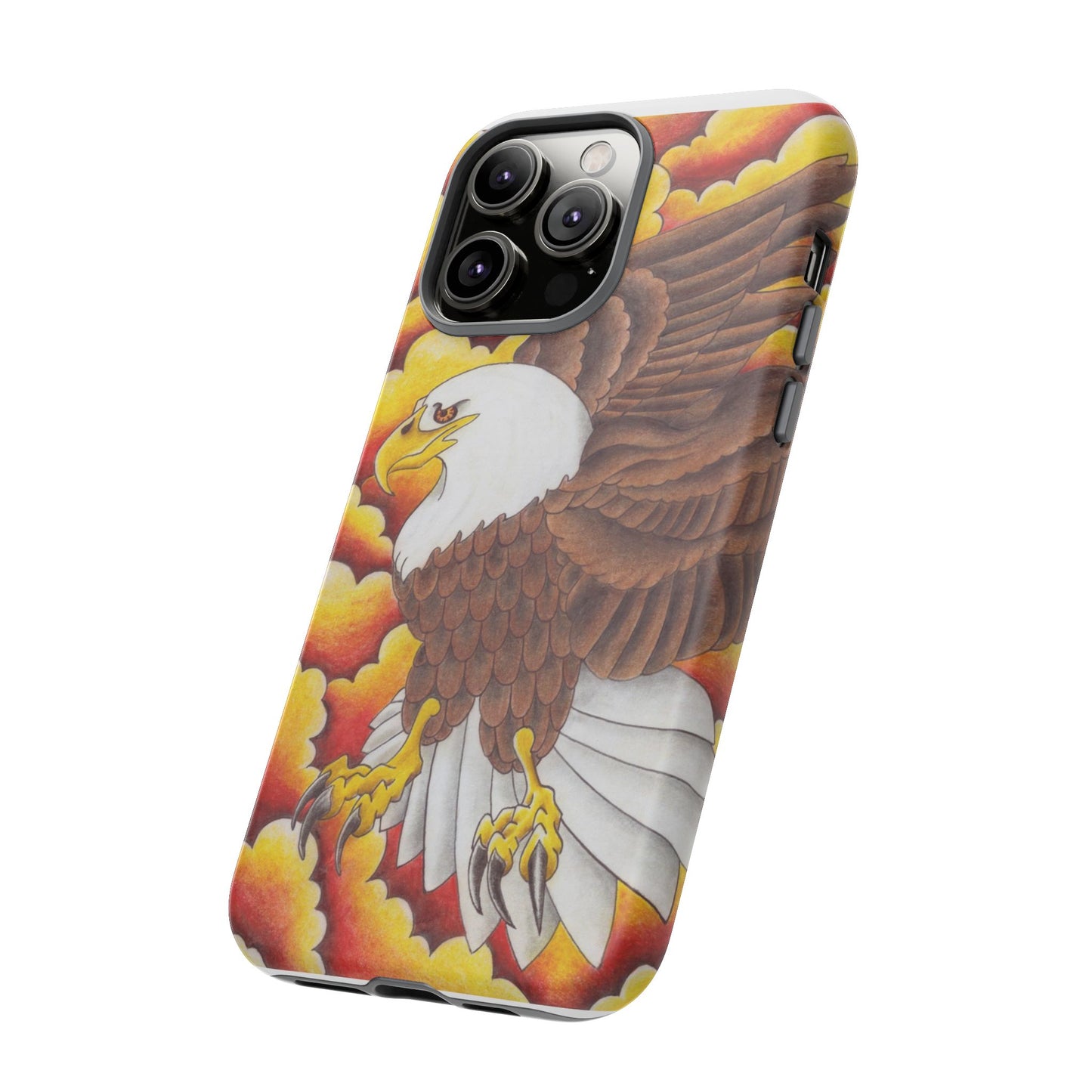 Eagle Phone Case, Tough Cases with Eagle Design, Gift for Wildlife Lovers, Unique Phone Accessories, Stylish Tough Cover