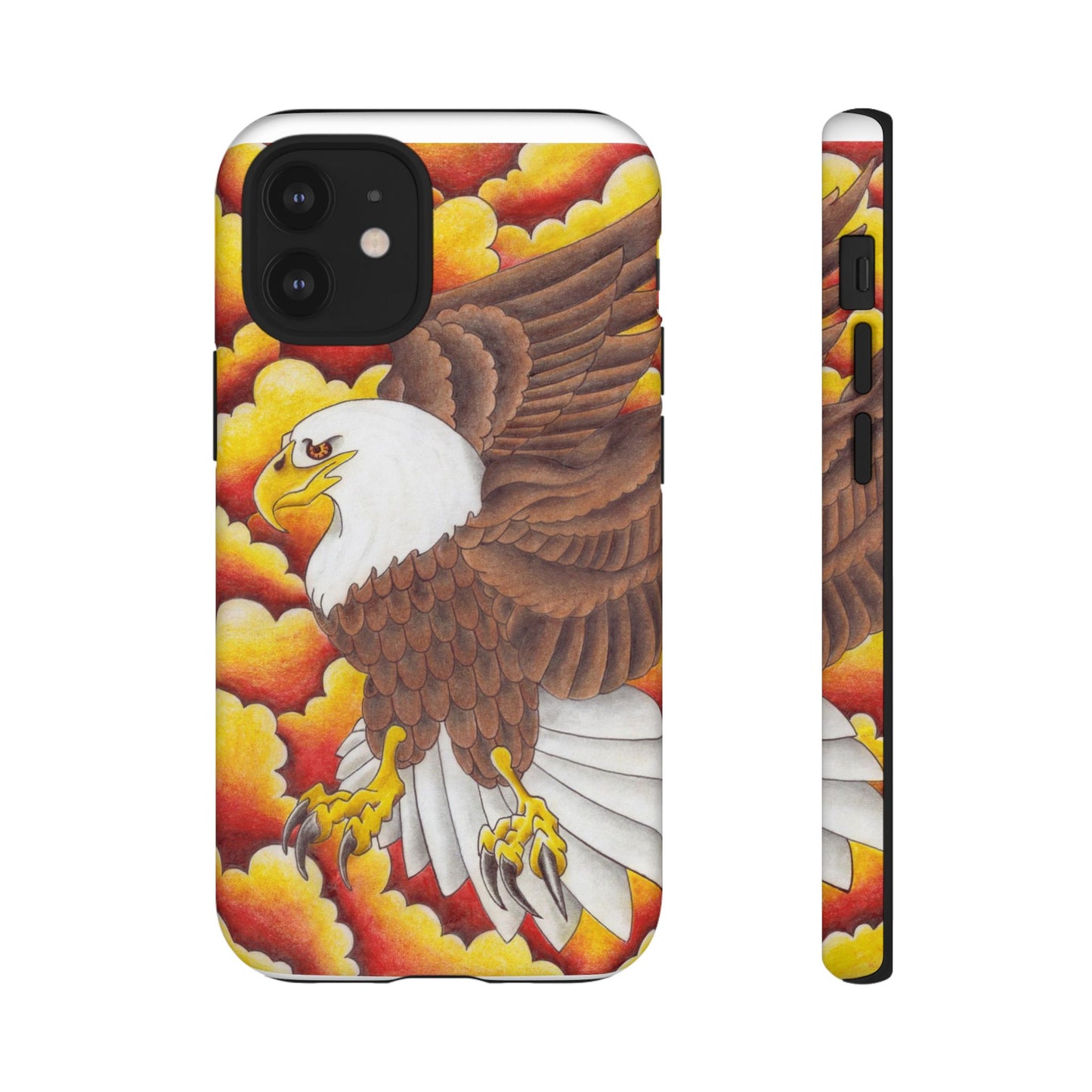 Eagle Phone Case, Tough Cases with Eagle Design, Gift for Wildlife Lovers, Unique Phone Accessories, Stylish Tough Cover