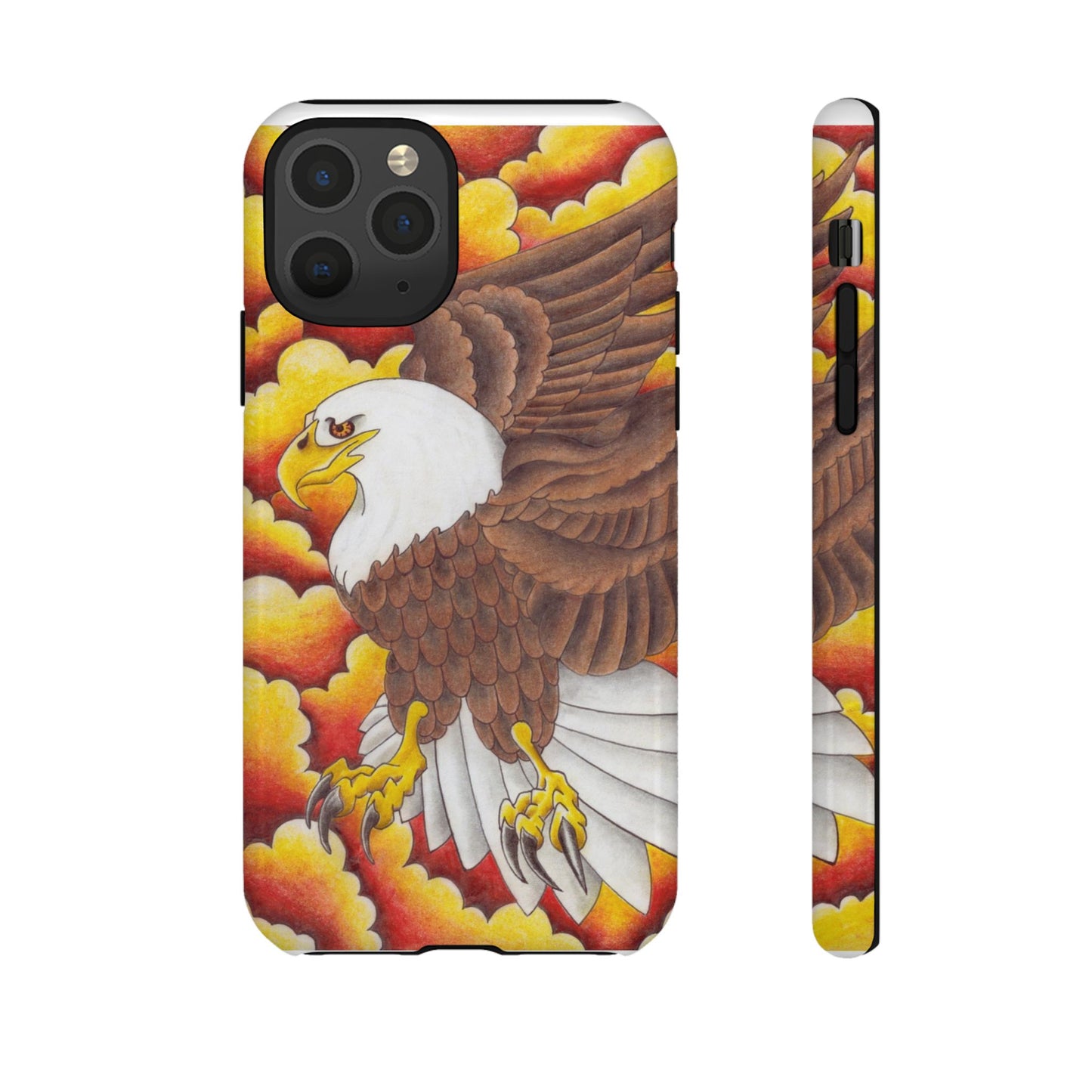 Eagle Phone Case, Tough Cases with Eagle Design, Gift for Wildlife Lovers, Unique Phone Accessories, Stylish Tough Cover