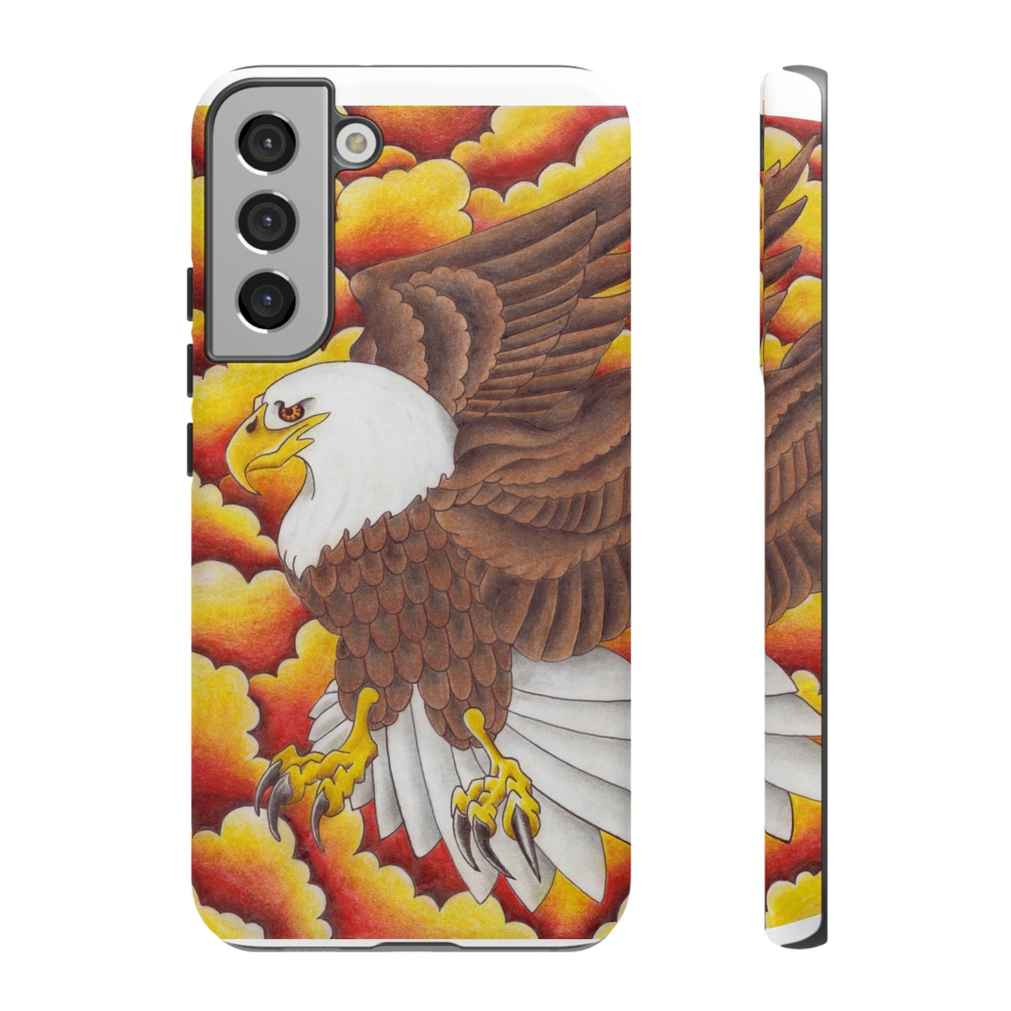 Eagle Phone Case, Tough Cases with Eagle Design, Gift for Wildlife Lovers, Unique Phone Accessories, Stylish Tough Cover