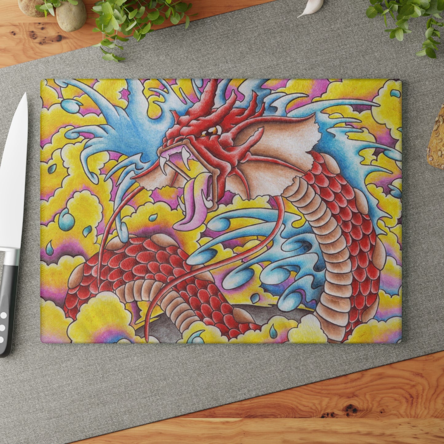 Dragon Glass Cutting Board