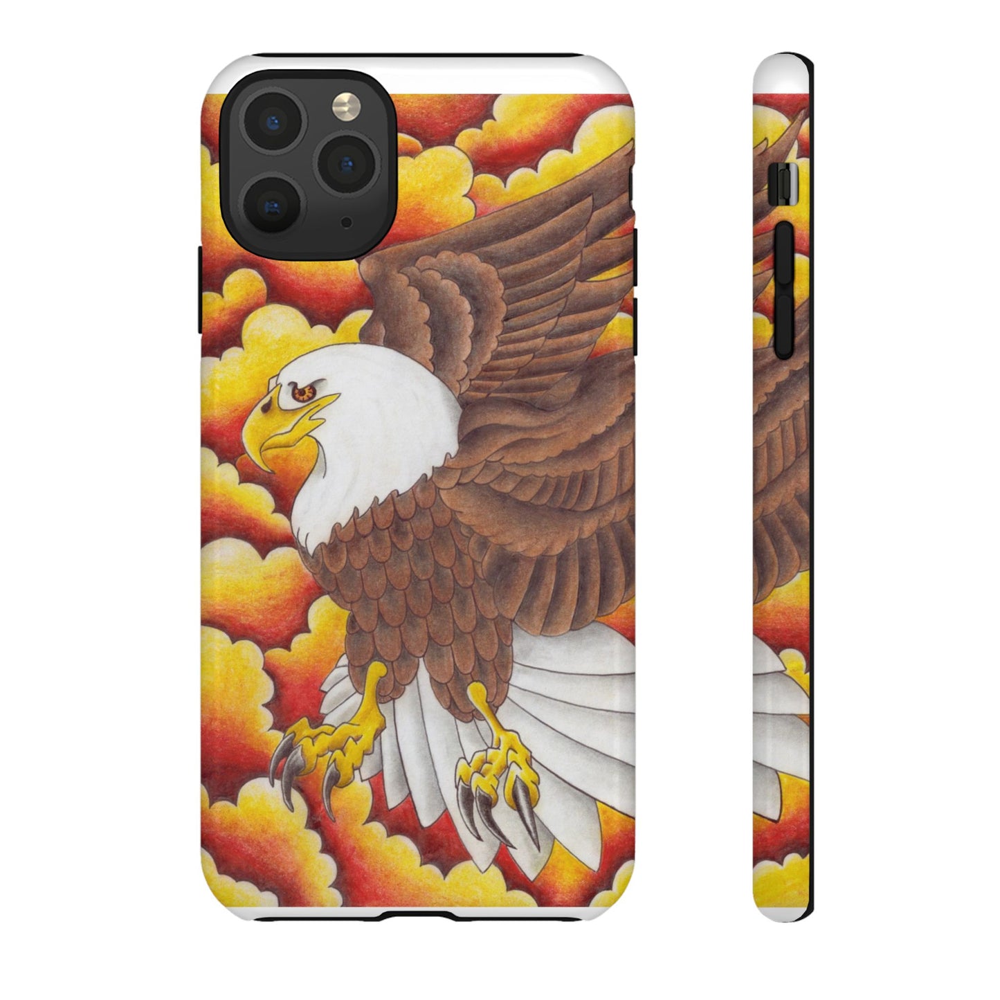 Eagle Phone Case, Tough Cases with Eagle Design, Gift for Wildlife Lovers, Unique Phone Accessories, Stylish Tough Cover