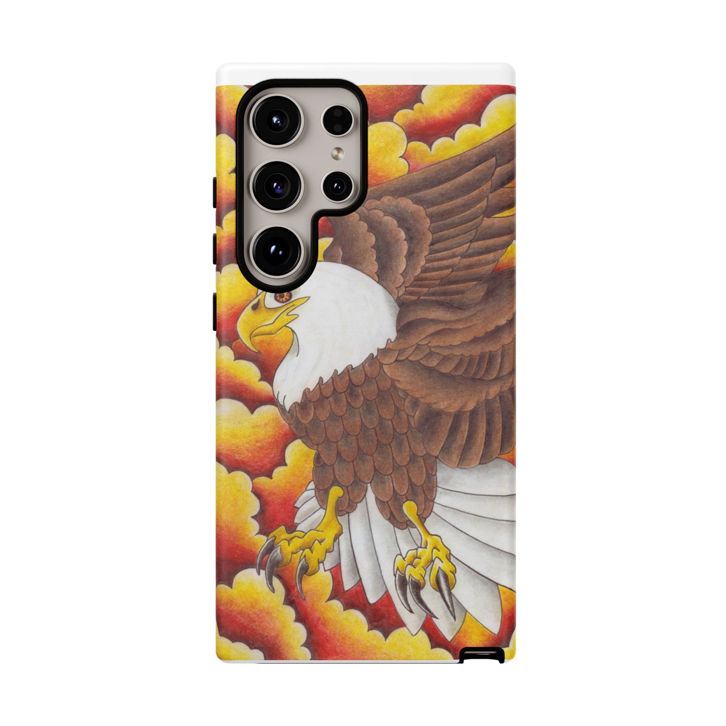 Eagle Phone Case, Tough Cases with Eagle Design, Gift for Wildlife Lovers, Unique Phone Accessories, Stylish Tough Cover