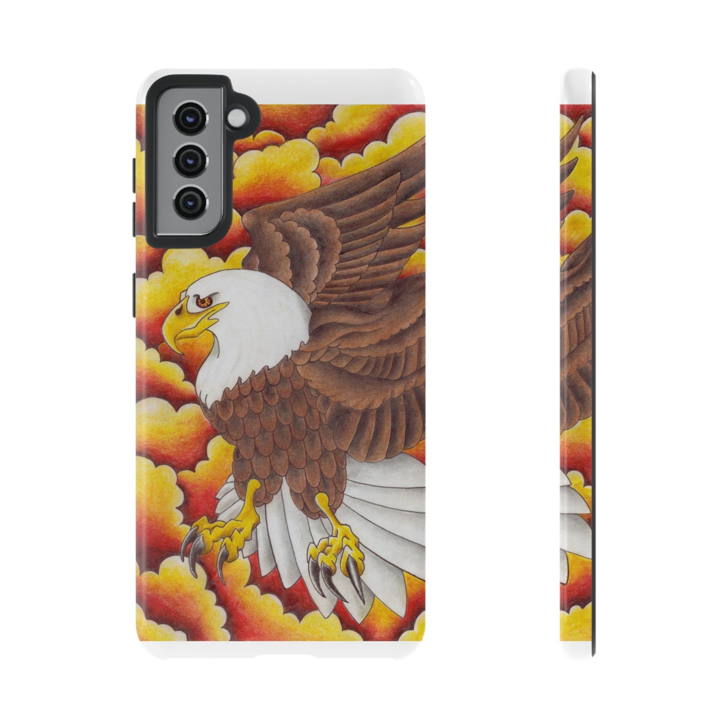 Eagle Phone Case, Tough Cases with Eagle Design, Gift for Wildlife Lovers, Unique Phone Accessories, Stylish Tough Cover