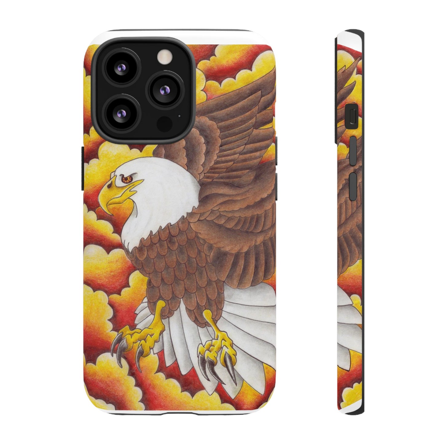 Eagle Phone Case, Tough Cases with Eagle Design, Gift for Wildlife Lovers, Unique Phone Accessories, Stylish Tough Cover
