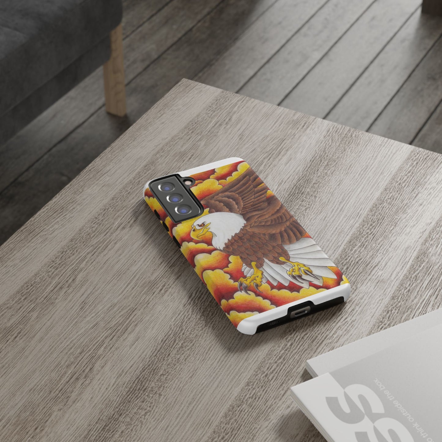 Eagle Phone Case, Tough Cases with Eagle Design, Gift for Wildlife Lovers, Unique Phone Accessories, Stylish Tough Cover
