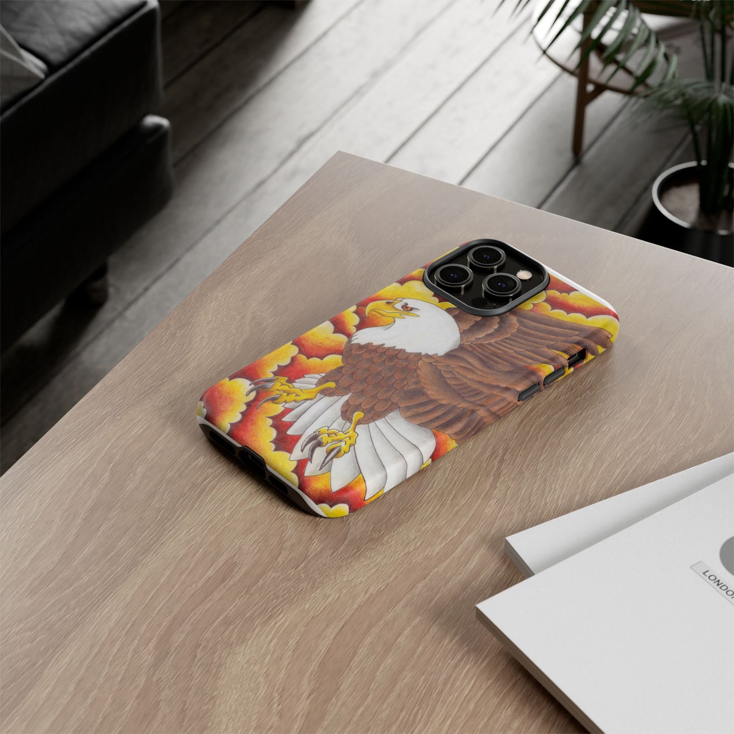 Eagle Phone Case, Tough Cases with Eagle Design, Gift for Wildlife Lovers, Unique Phone Accessories, Stylish Tough Cover