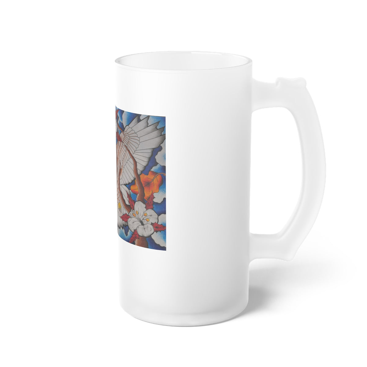 Frosted Glass Beer Mug