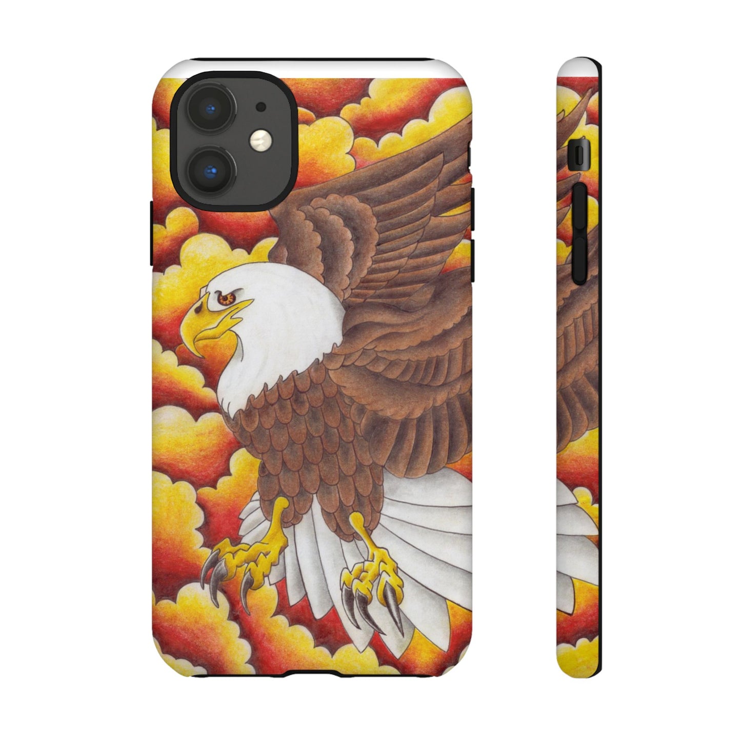 Eagle Phone Case, Tough Cases with Eagle Design, Gift for Wildlife Lovers, Unique Phone Accessories, Stylish Tough Cover
