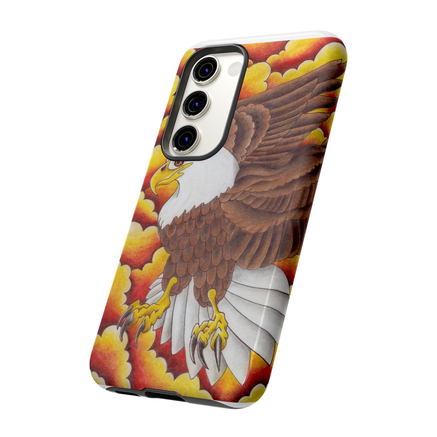 Eagle Phone Case, Tough Cases with Eagle Design, Gift for Wildlife Lovers, Unique Phone Accessories, Stylish Tough Cover
