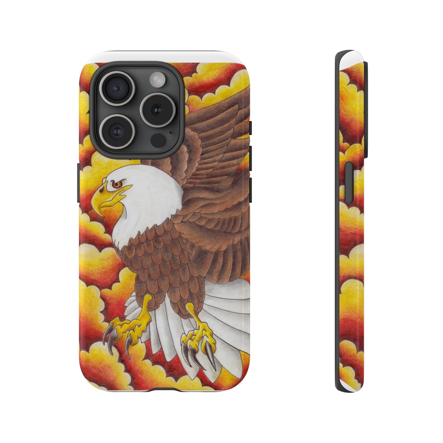 Eagle Phone Case, Tough Cases with Eagle Design, Gift for Wildlife Lovers, Unique Phone Accessories, Stylish Tough Cover
