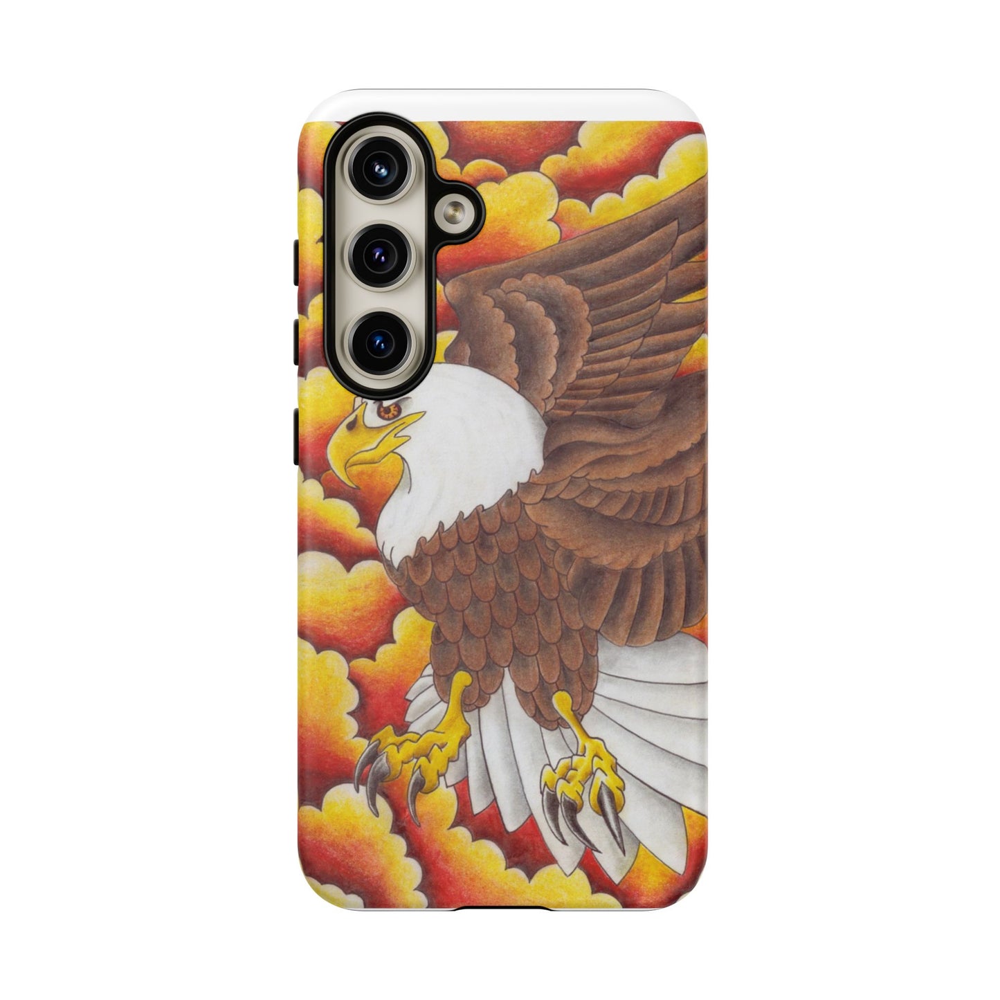 Eagle Phone Case, Tough Cases with Eagle Design, Gift for Wildlife Lovers, Unique Phone Accessories, Stylish Tough Cover