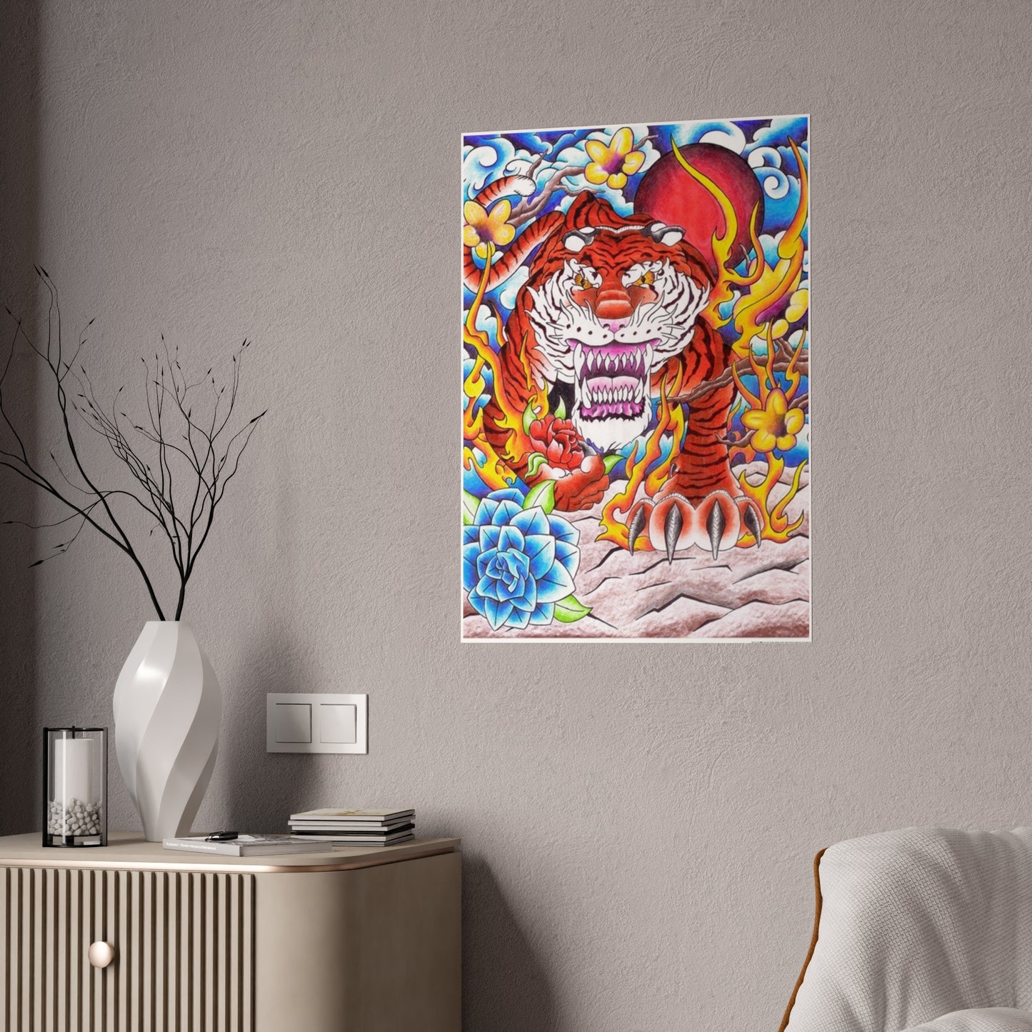 Tiger Gloss Poster