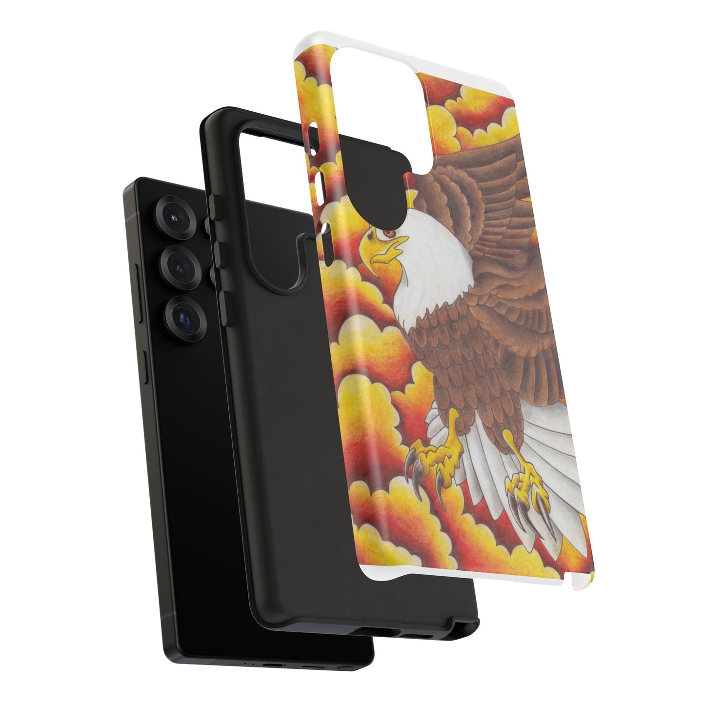 Eagle Phone Case, Tough Cases with Eagle Design, Gift for Wildlife Lovers, Unique Phone Accessories, Stylish Tough Cover