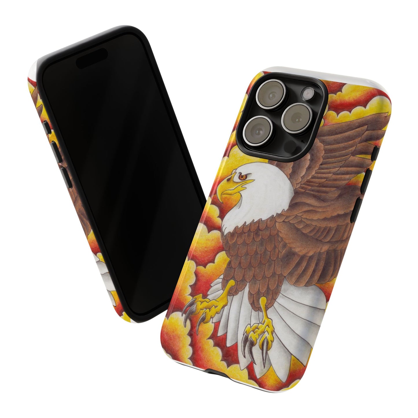 Eagle Phone Case, Tough Cases with Eagle Design, Gift for Wildlife Lovers, Unique Phone Accessories, Stylish Tough Cover