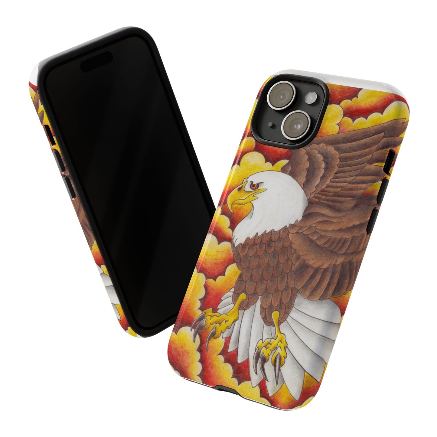 Eagle Phone Case, Tough Cases with Eagle Design, Gift for Wildlife Lovers, Unique Phone Accessories, Stylish Tough Cover