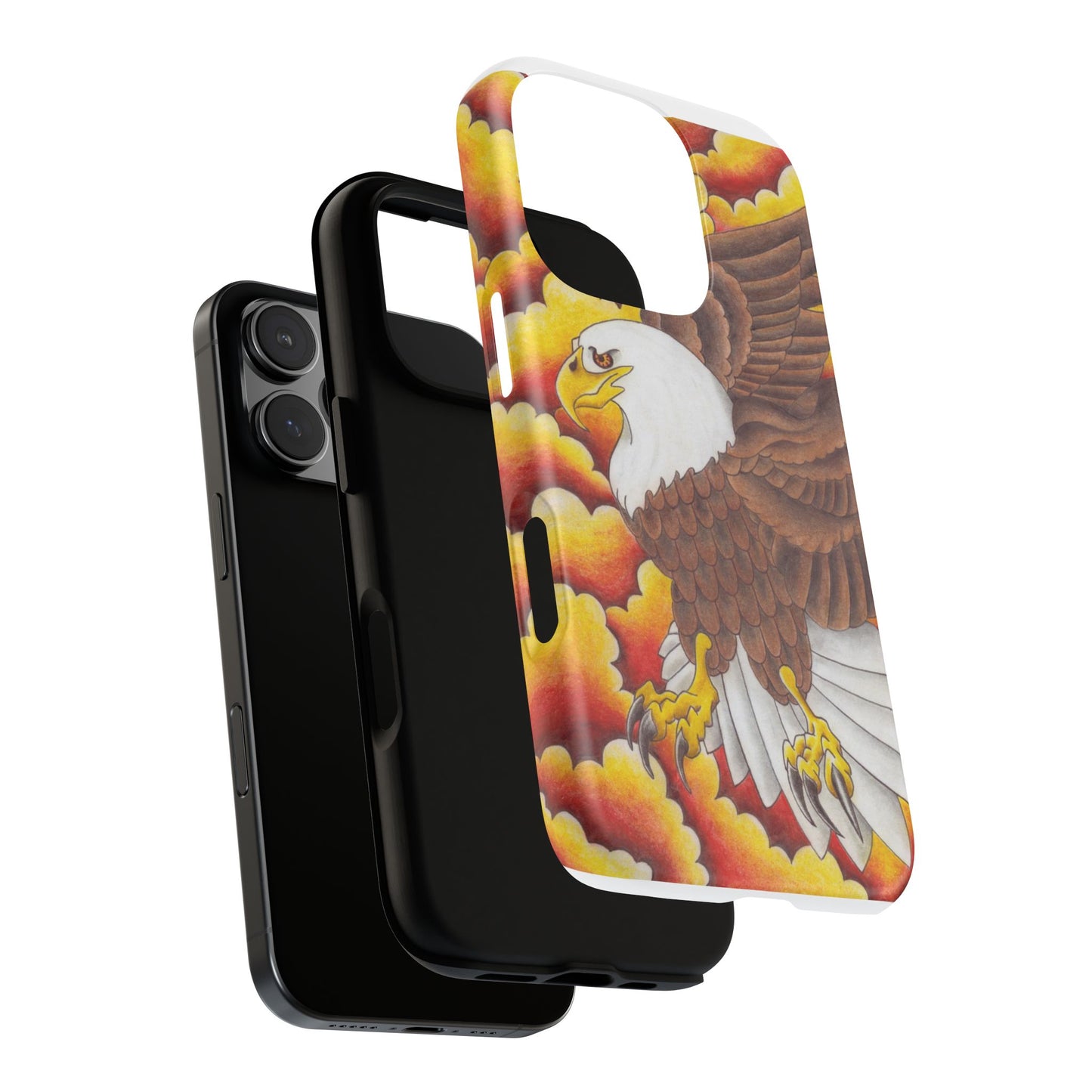 Eagle Phone Case, Tough Cases with Eagle Design, Gift for Wildlife Lovers, Unique Phone Accessories, Stylish Tough Cover