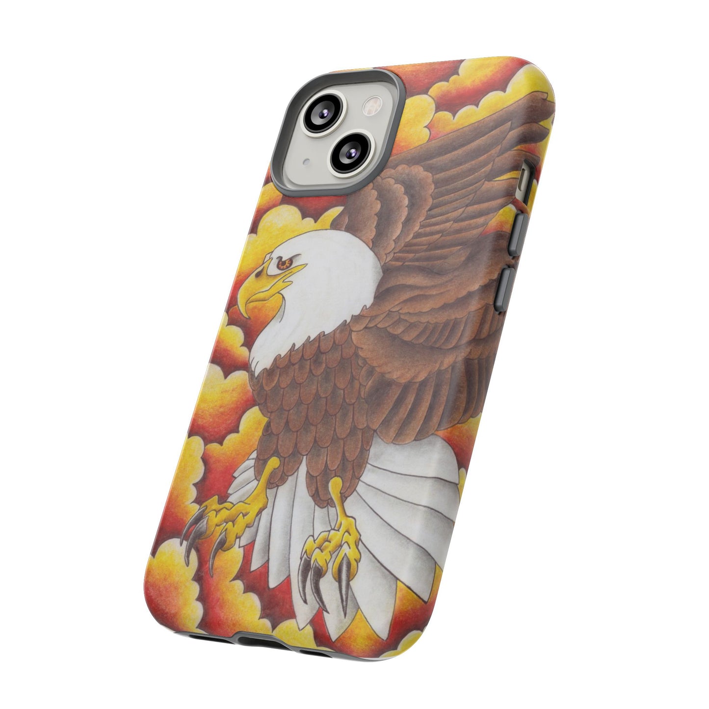 Eagle Phone Case, Tough Cases with Eagle Design, Gift for Wildlife Lovers, Unique Phone Accessories, Stylish Tough Cover