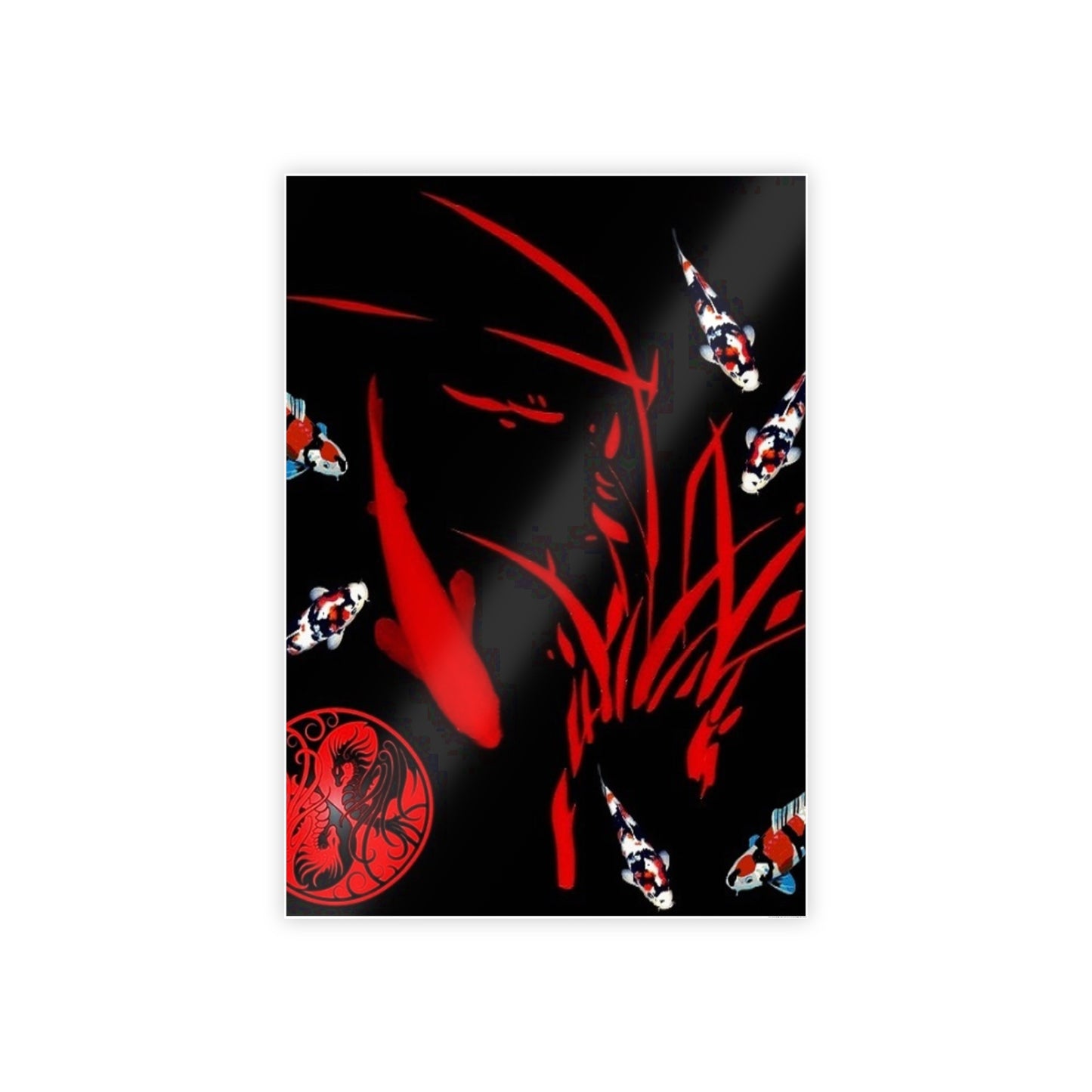 Gloss Posters - Koi Fish Glass Poster